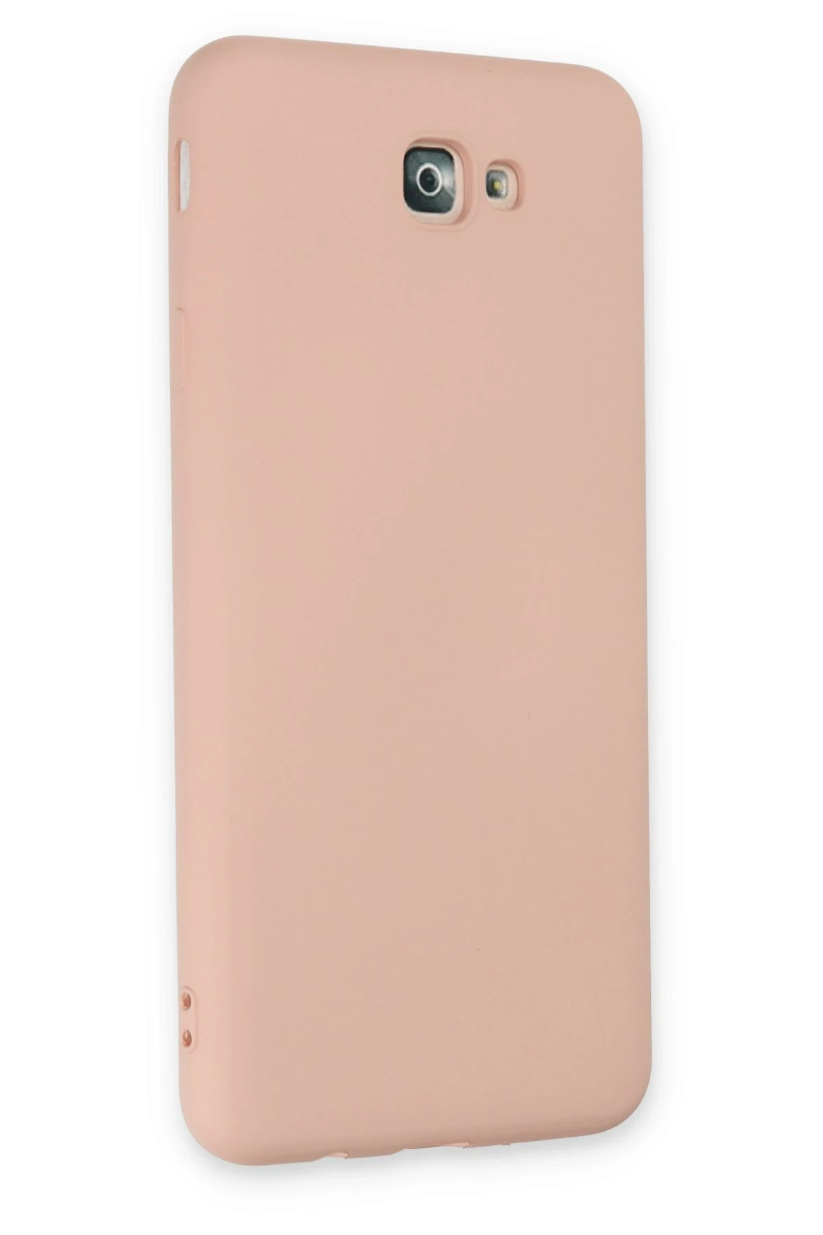 Newface Samsung Galaxy J7 Prime Kılıf Nano içi Kadife Silikon - Pudra