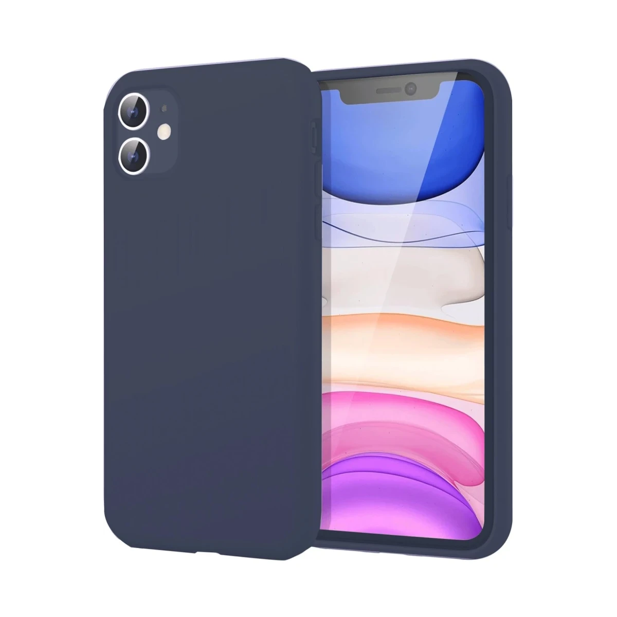Newface Apple iPhone 11 Kılıf First Silikon - Lacivert