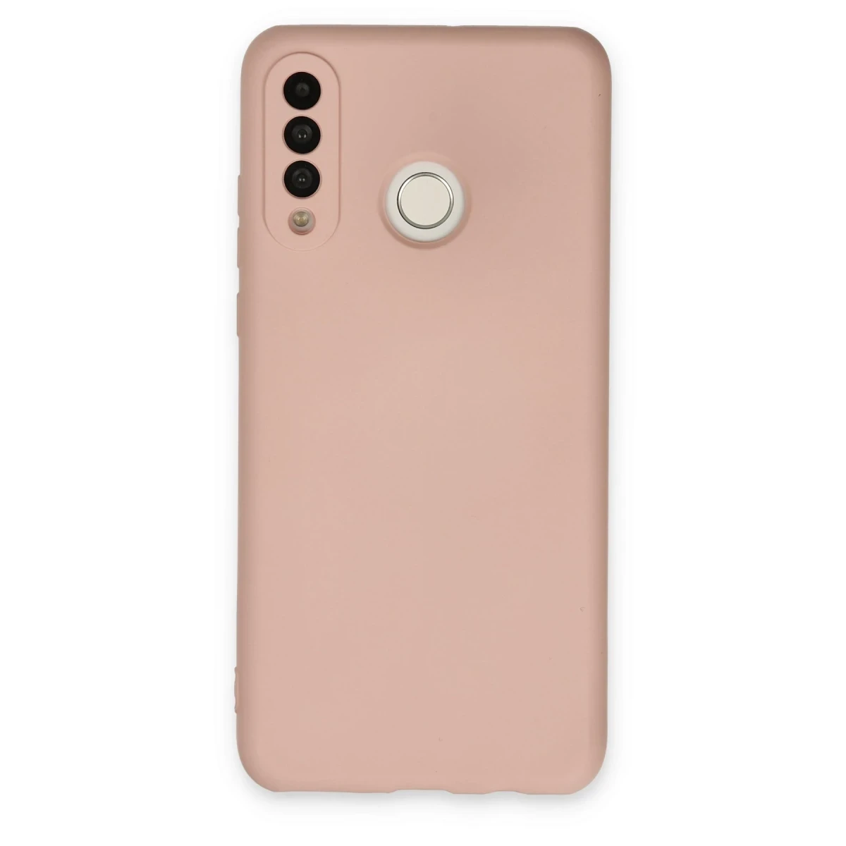 Newface Huawei P30 Lite Kılıf Nano içi Kadife Silikon - Pudra