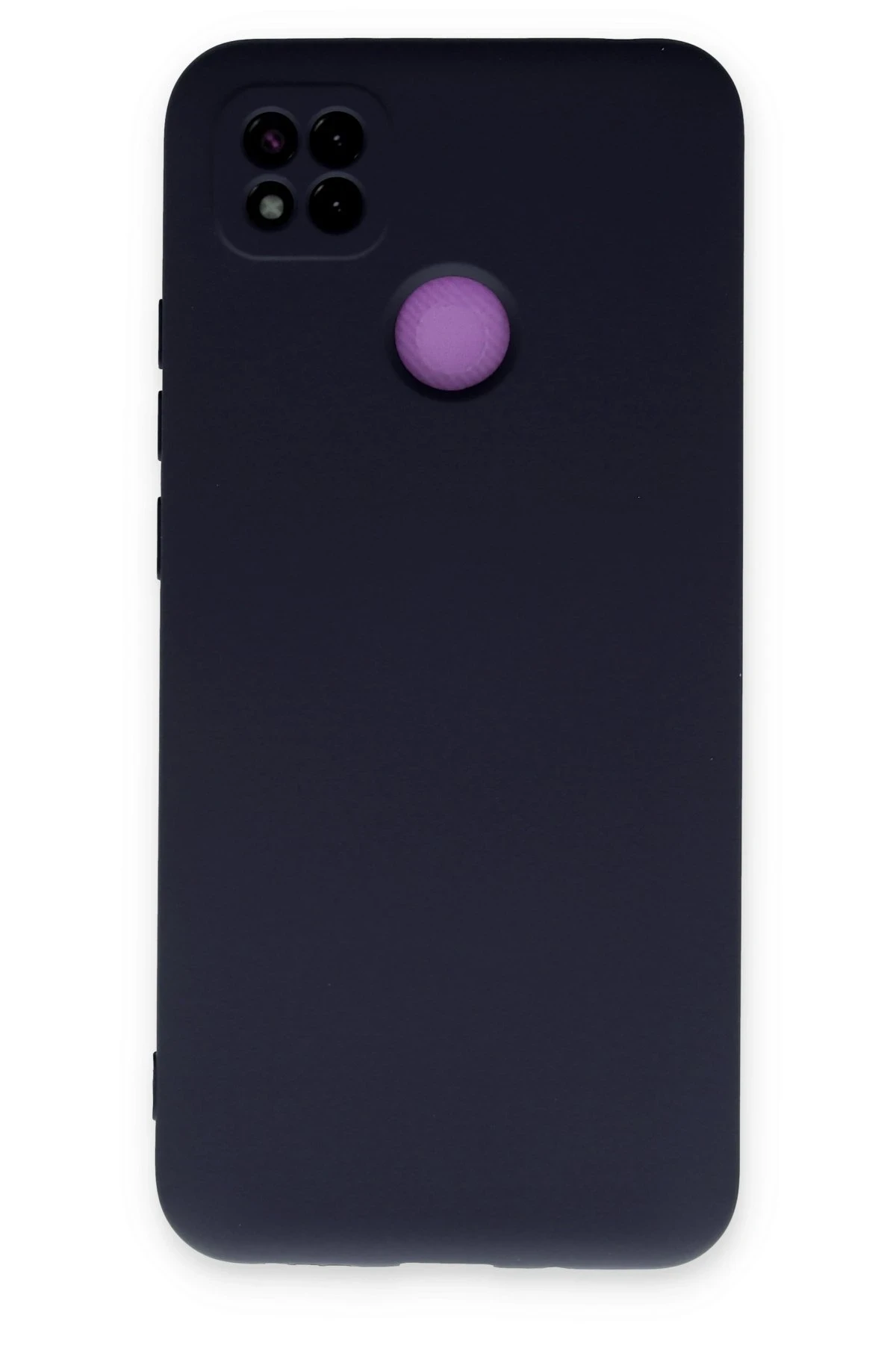 Newface Xiaomi Redmi 9C Kılıf Nano içi Kadife Silikon - Lacivert