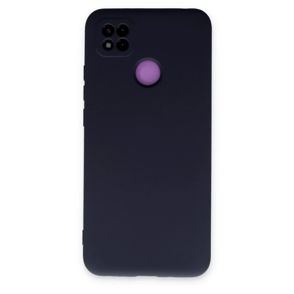 Newface Xiaomi Redmi 9C Kılıf Nano içi Kadife Silikon - Lacivert