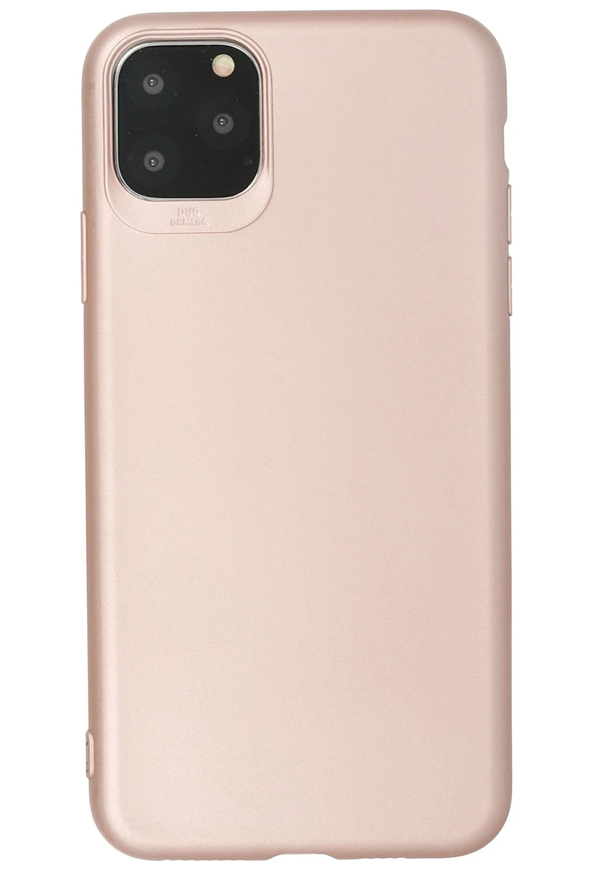 Newface iPhone 11 Pro Max Kılıf First Silikon - Rose Gold