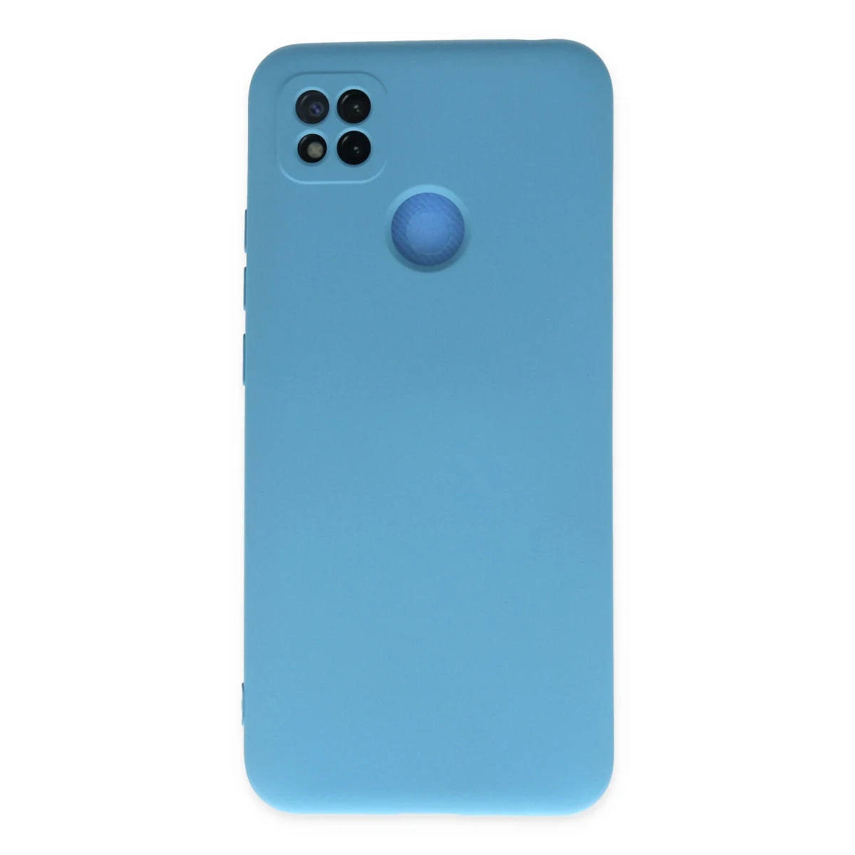 Newface Xiaomi Redmi 9C Kılıf Nano içi Kadife Silikon - Mavi