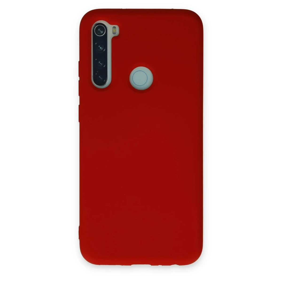 Newface Xiaomi Redmi Note 8 Kılıf Nano içi Kadife Silikon - Kırmızı