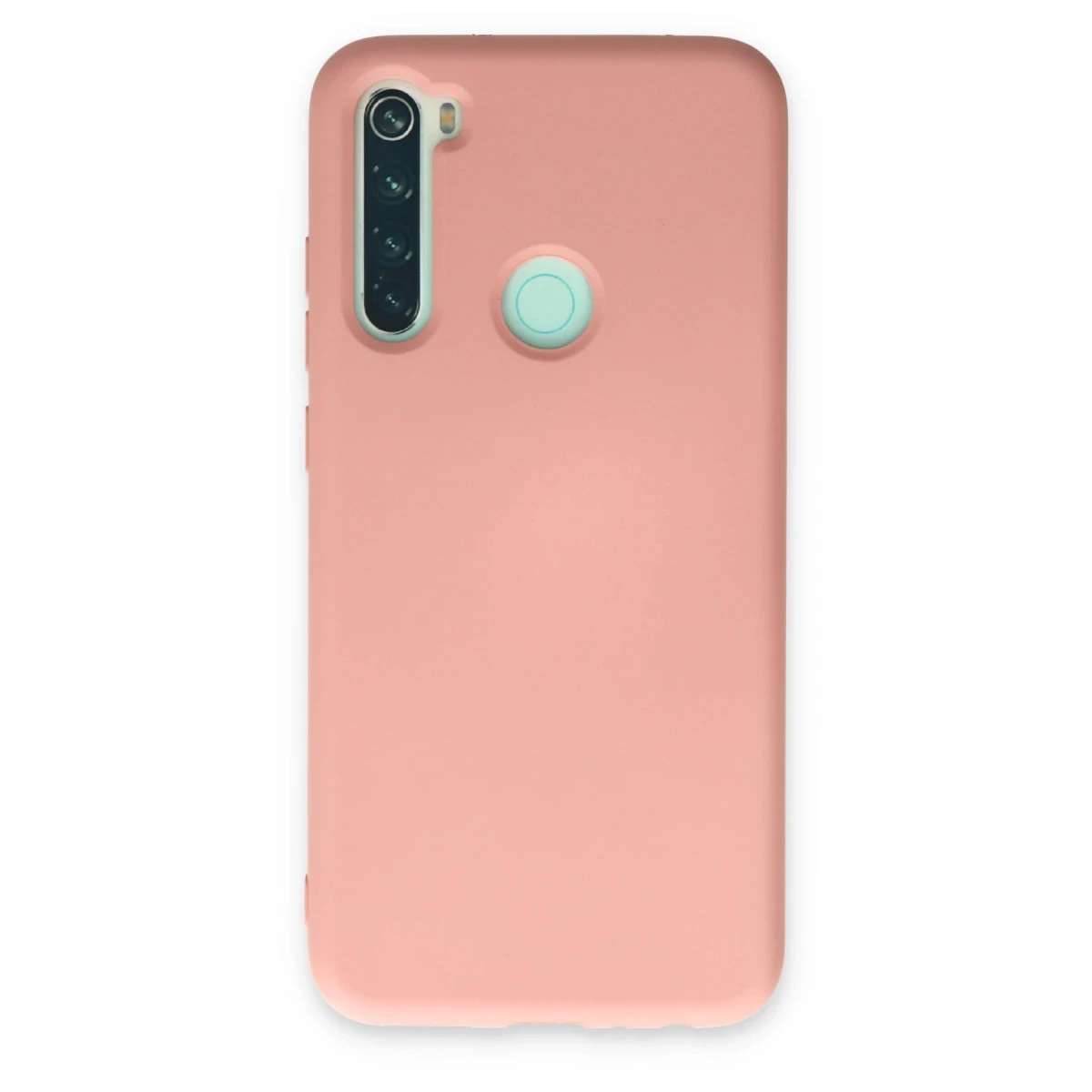 Newface Xiaomi Redmi Note 8 Kılıf Nano içi Kadife Silikon - Pudra