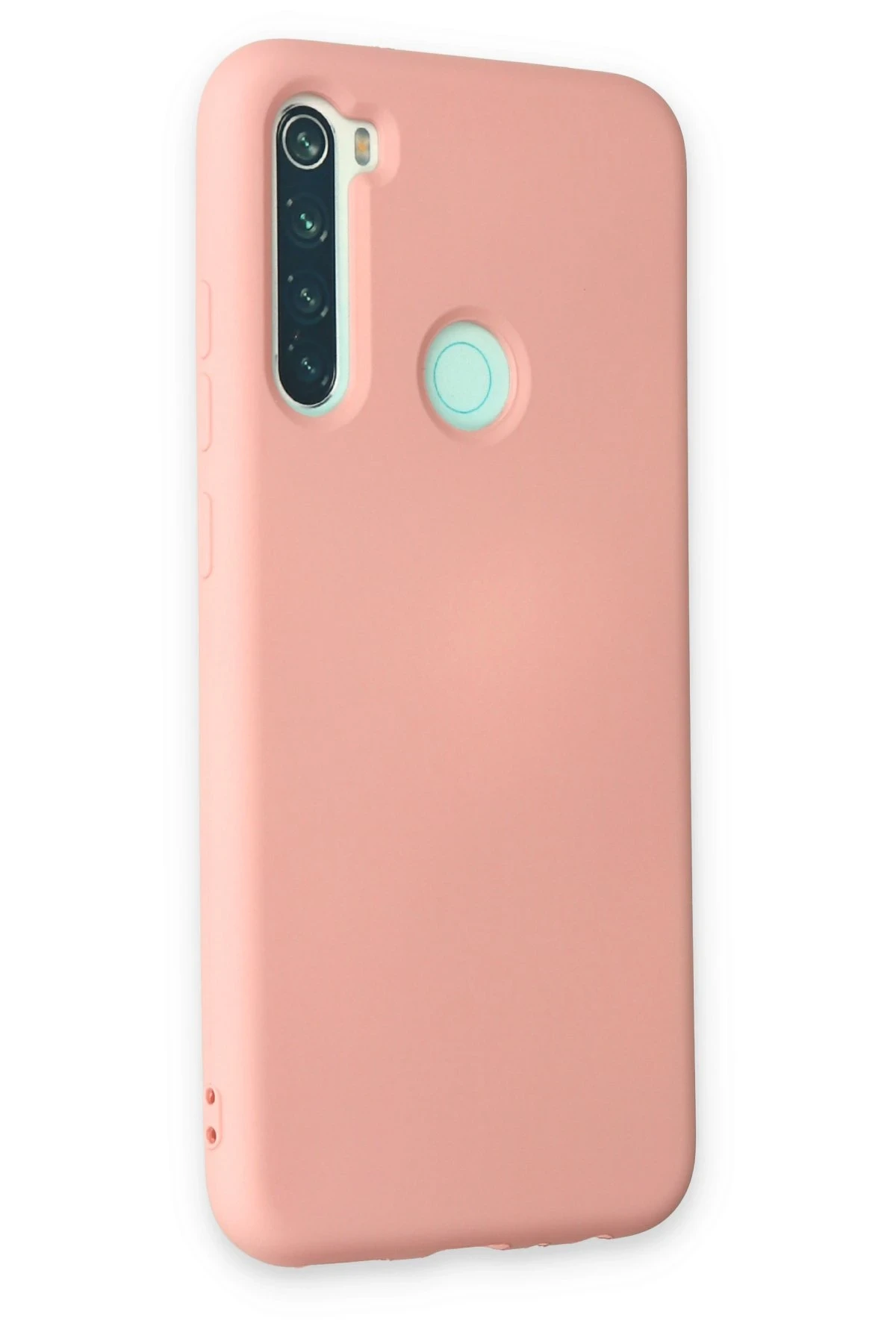Newface Xiaomi Redmi Note 8 Kılıf Nano içi Kadife Silikon - Pudra