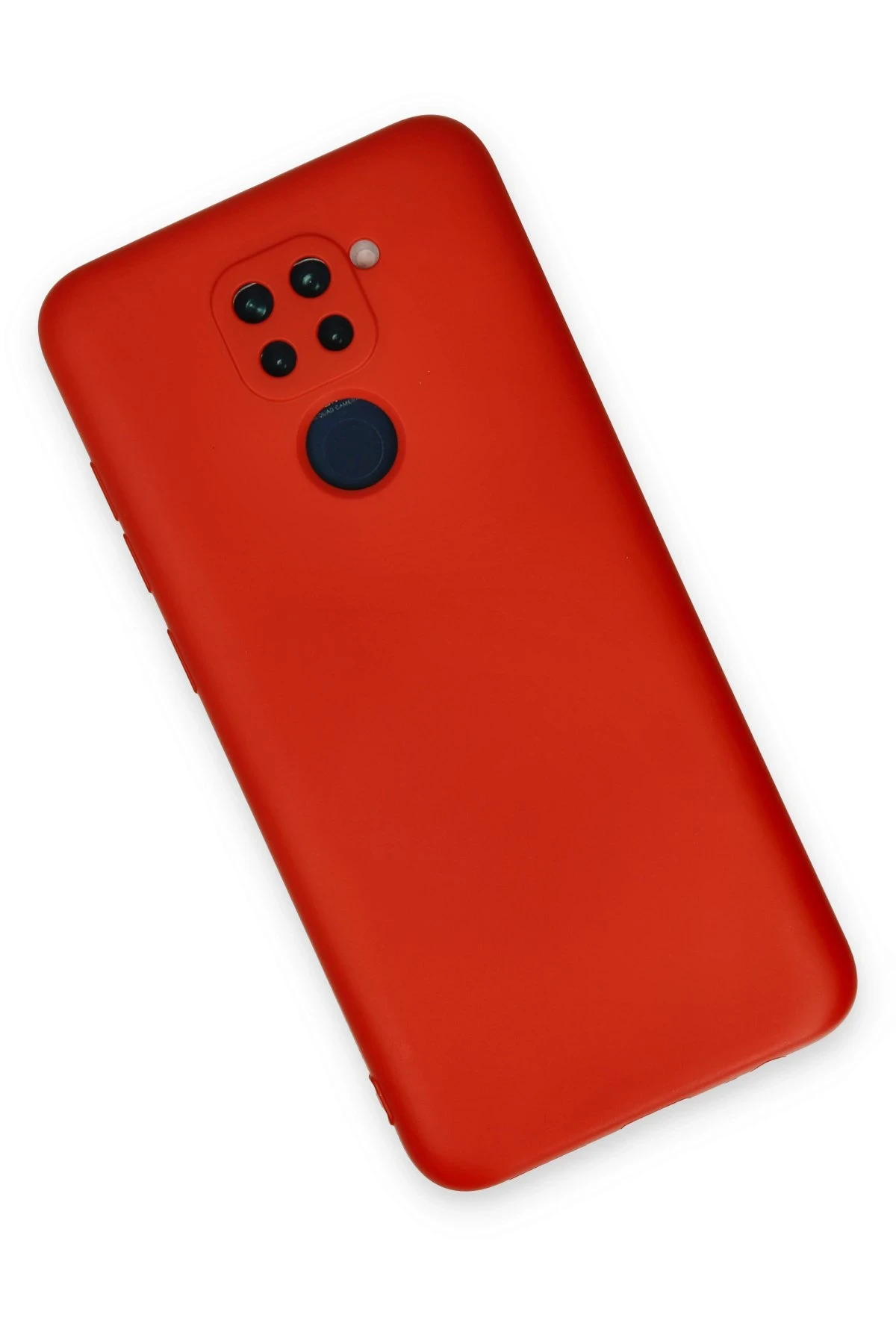 Newface Xiaomi Redmi Note 9 Kılıf Nano içi Kadife Silikon - Kırmızı