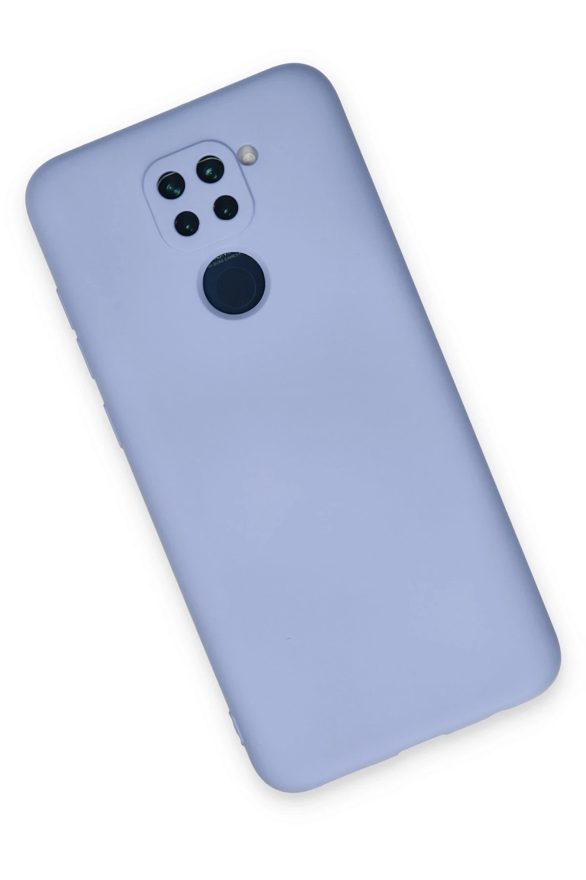 Newface Xiaomi Redmi Note 9 Kılıf Nano içi Kadife Silikon - Lila