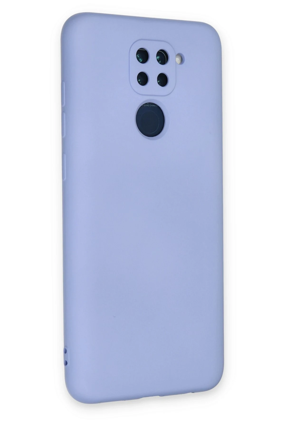 Newface Xiaomi Redmi Note 9 Kılıf Nano içi Kadife Silikon - Lila