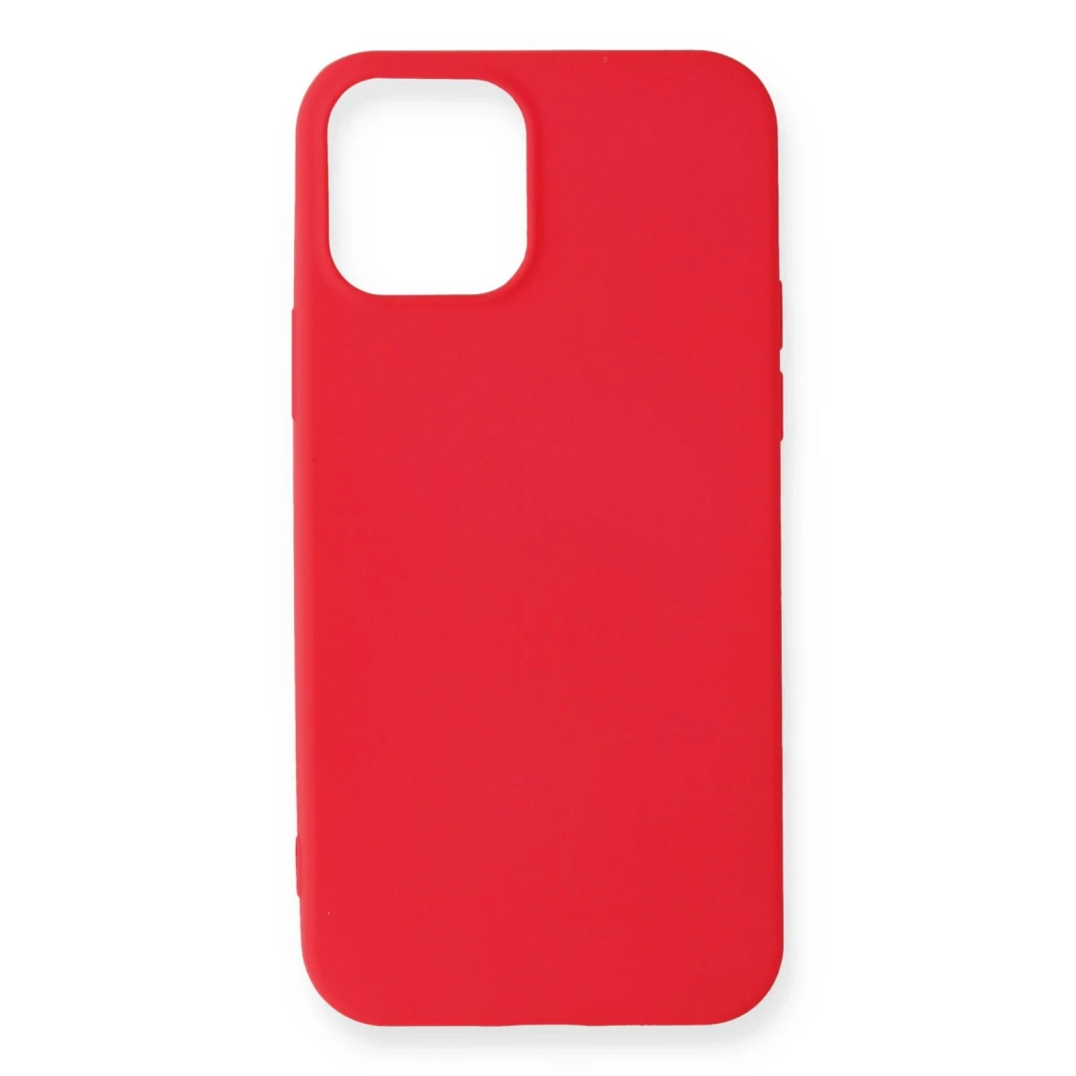 Newface Apple iPhone 12 Mini Kılıf First Silikon - Kırmızı