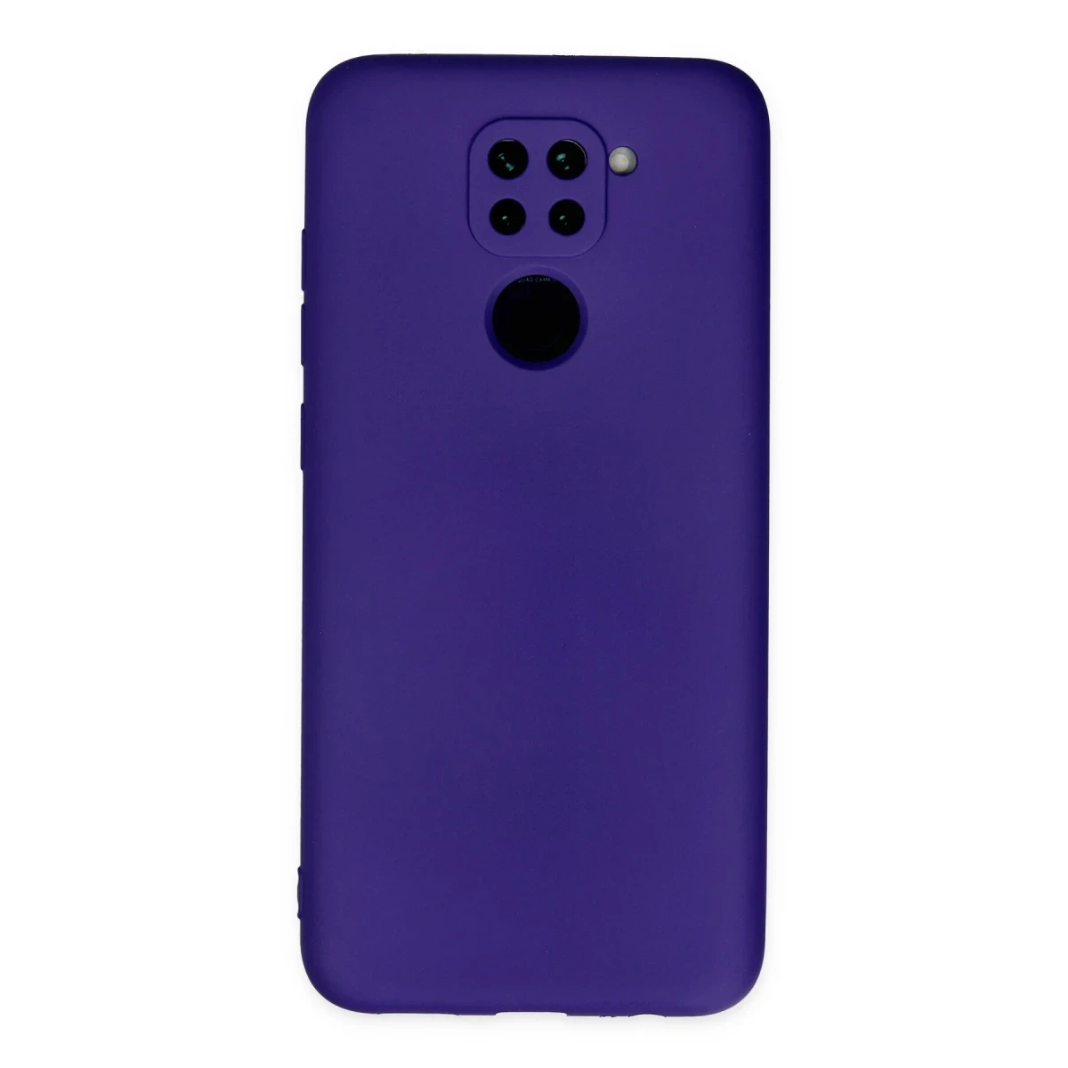 Newface Xiaomi Redmi Note 9 Kılıf Nano içi Kadife Silikon - Mor