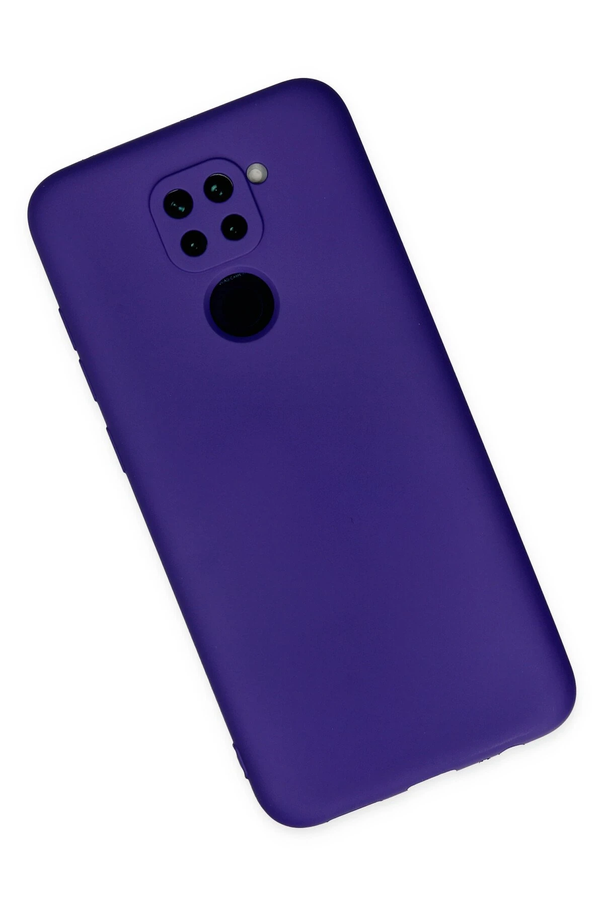 Newface Xiaomi Redmi Note 9 Kılıf Nano içi Kadife Silikon - Mor