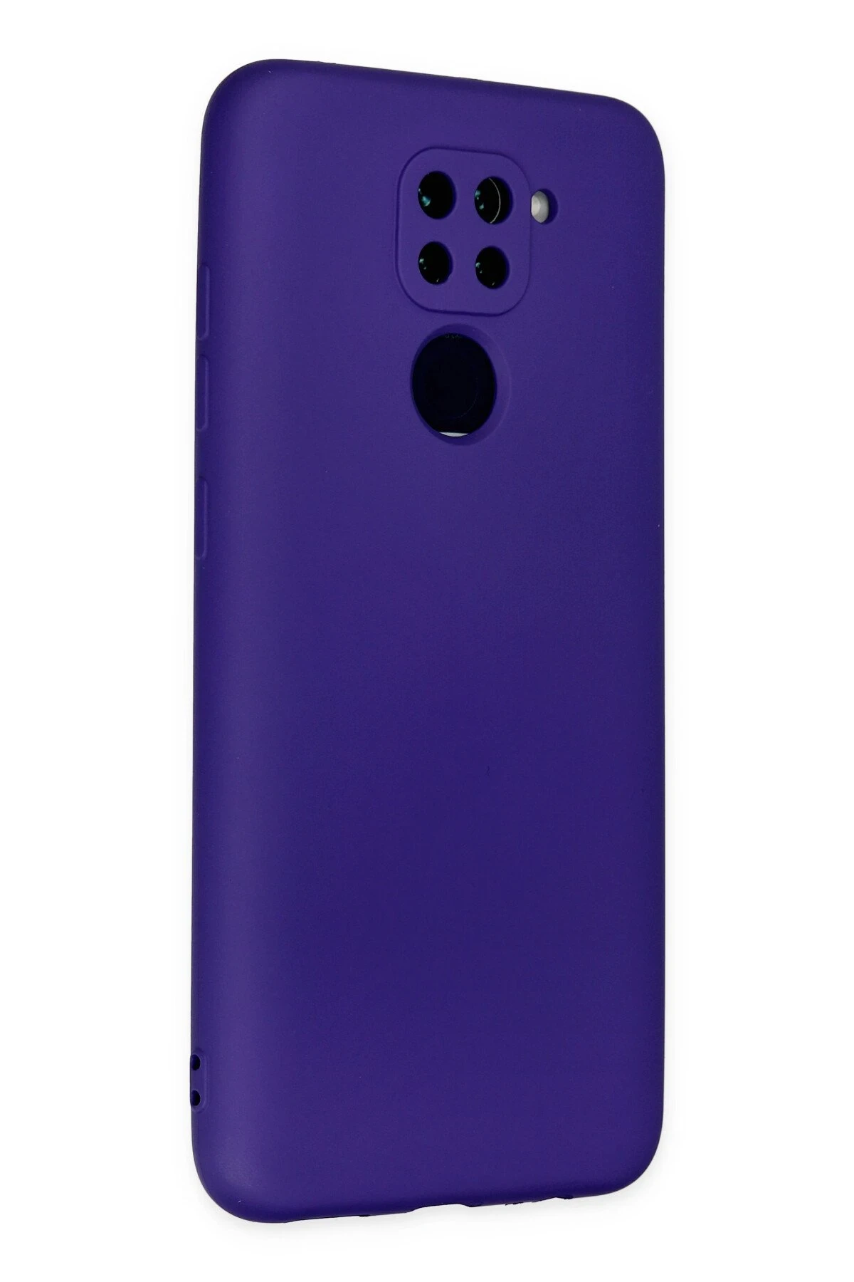 Newface Xiaomi Redmi Note 9 Kılıf Nano içi Kadife Silikon - Mor