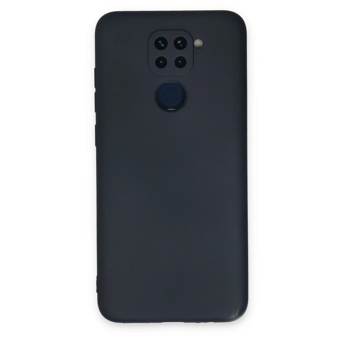 Newface Xiaomi Redmi Note 9 Kılıf Nano içi Kadife Silikon - Lacivert