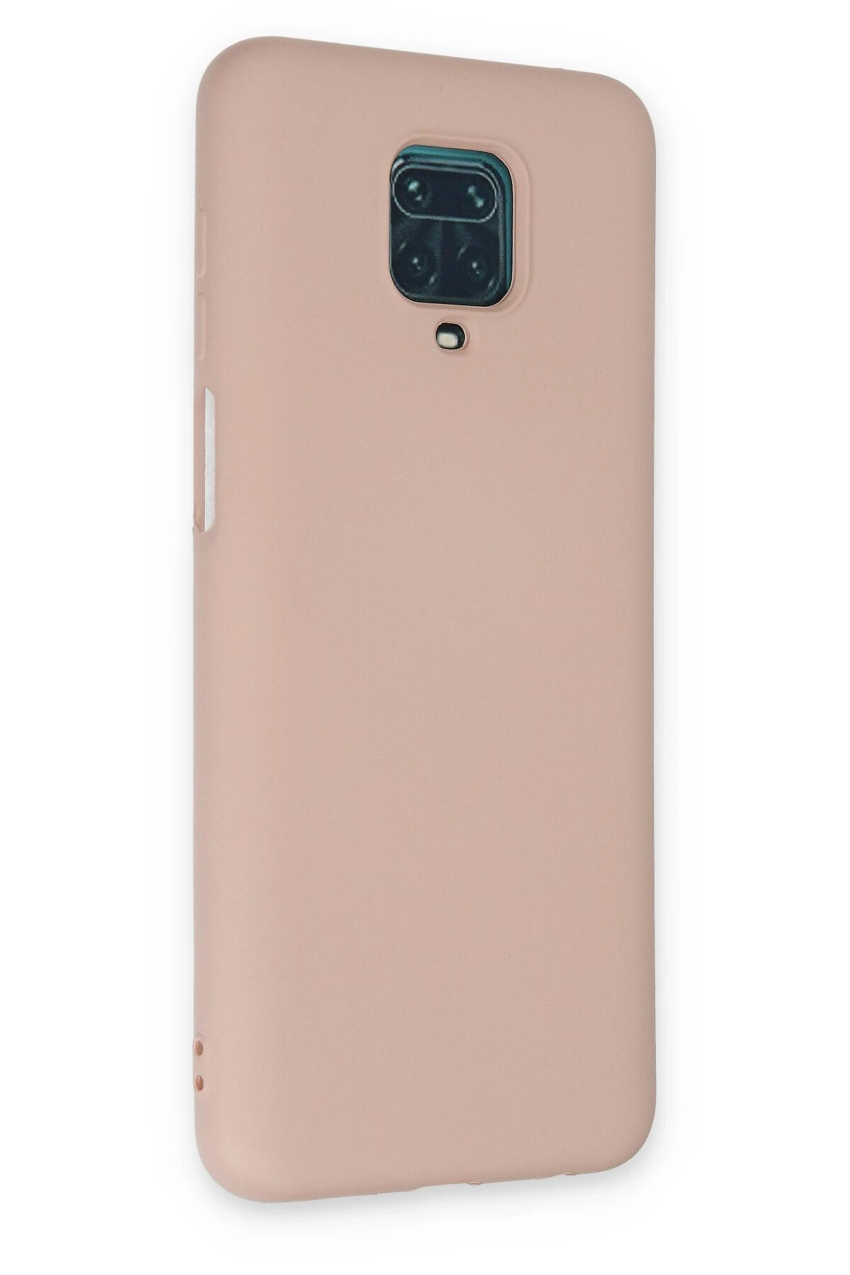 Newface Xiaomi Redmi Note 9 Pro Kılıf Nano içi Kadife Silikon - Pudra