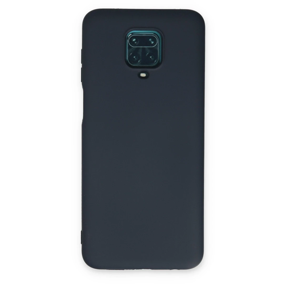 Newface Xiaomi Redmi Note 9 Pro Kılıf Nano içi Kadife Silikon - Lacivert