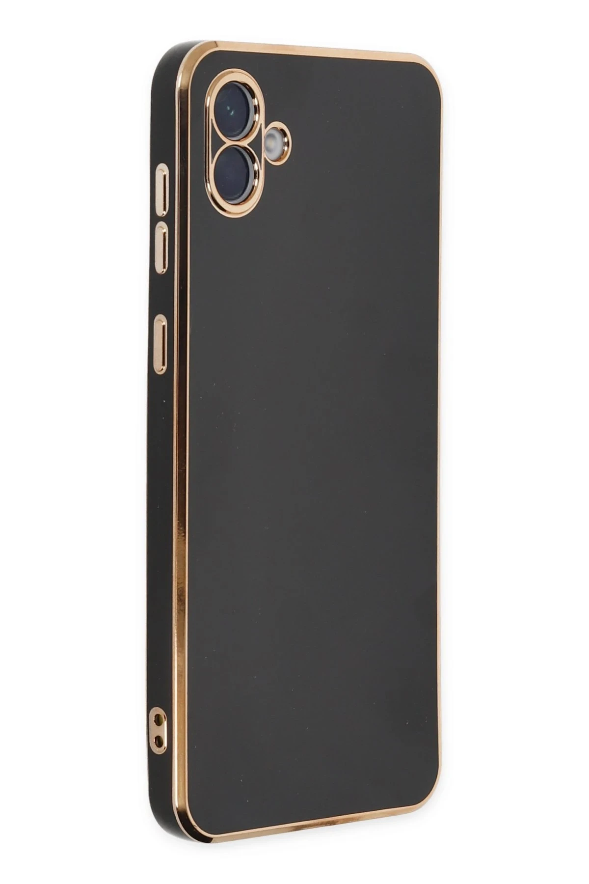Newface Samsung Galaxy A04E Kılıf Volet Silikon - Siyah