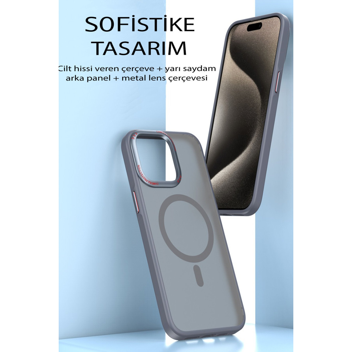 Movenchy Apple iPhone 15 Kılıf Radyant Magsafe Kapak - Siyah — görsel 10