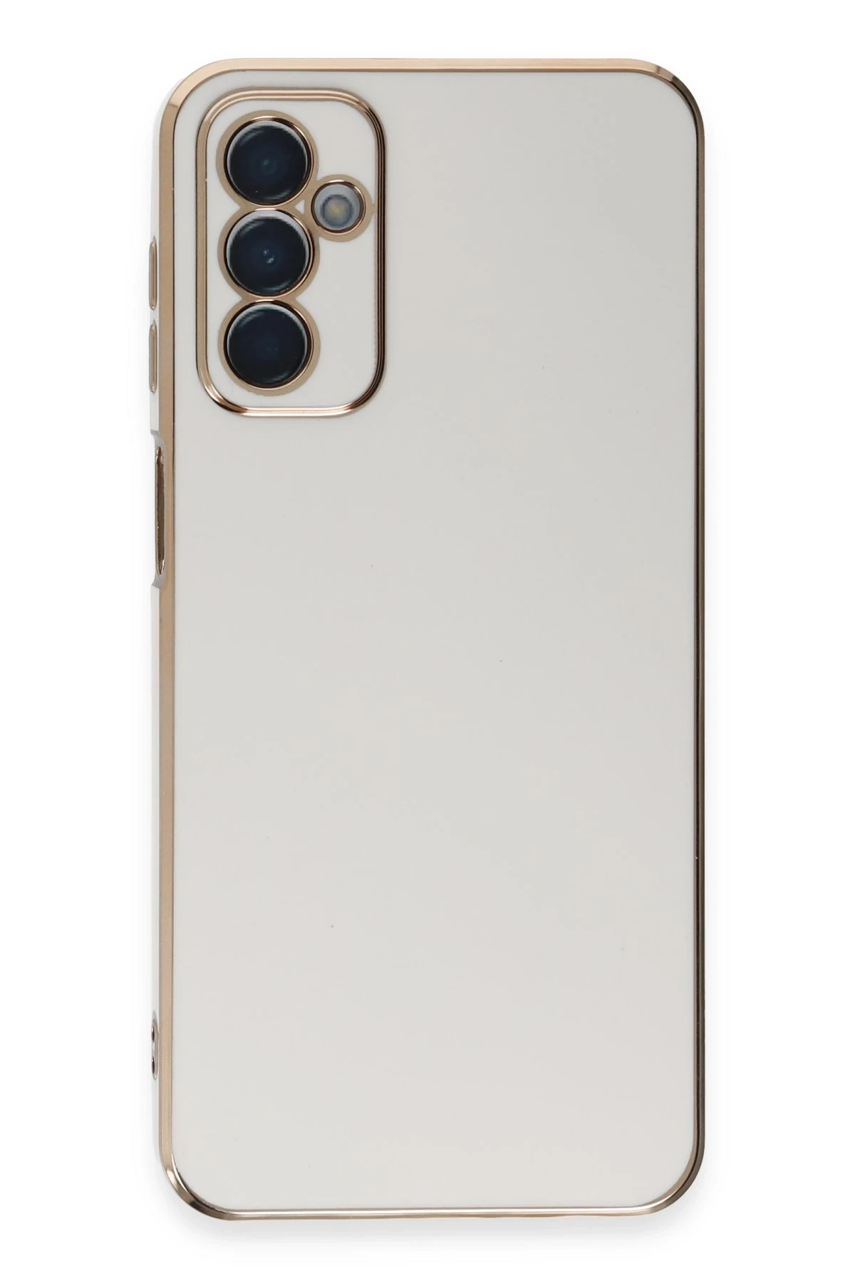 Newface Samsung Galaxy A14 4G Kılıf Volet Silikon - Beyaz