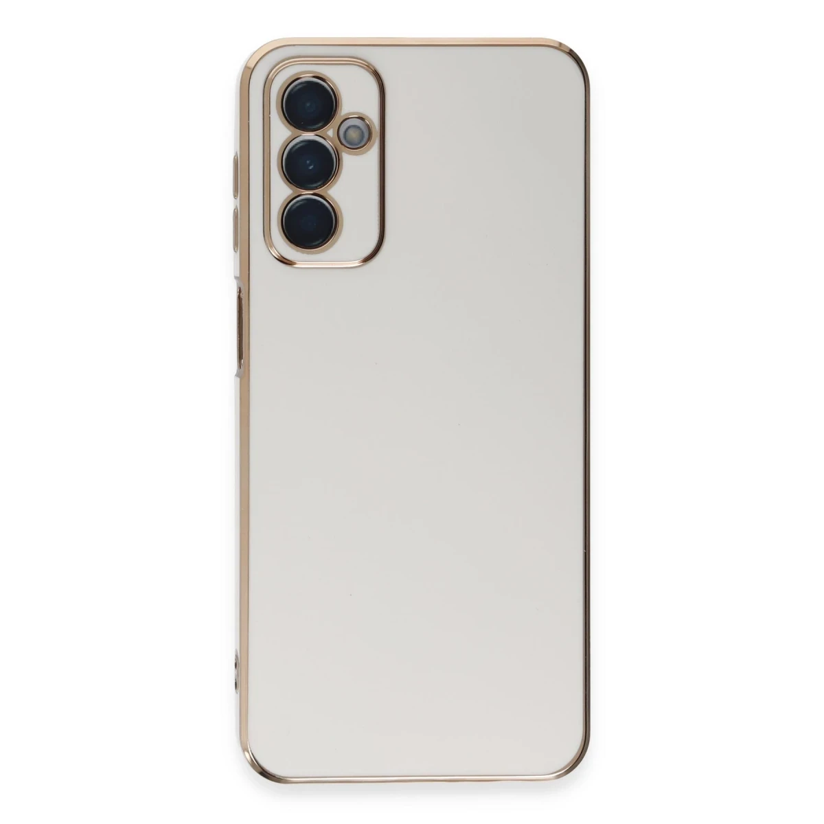 Newface Samsung Galaxy A14 4G Kılıf Volet Silikon - Beyaz