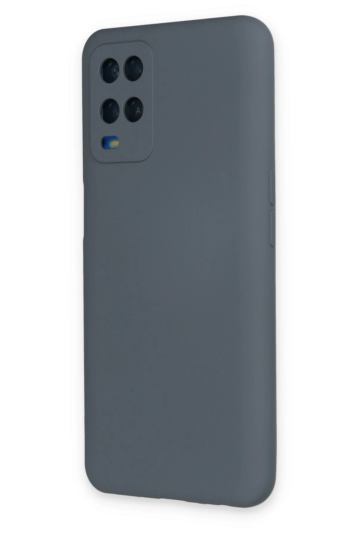 Newface Oppo A54 4G Kılıf Nano içi Kadife Silikon - Gri