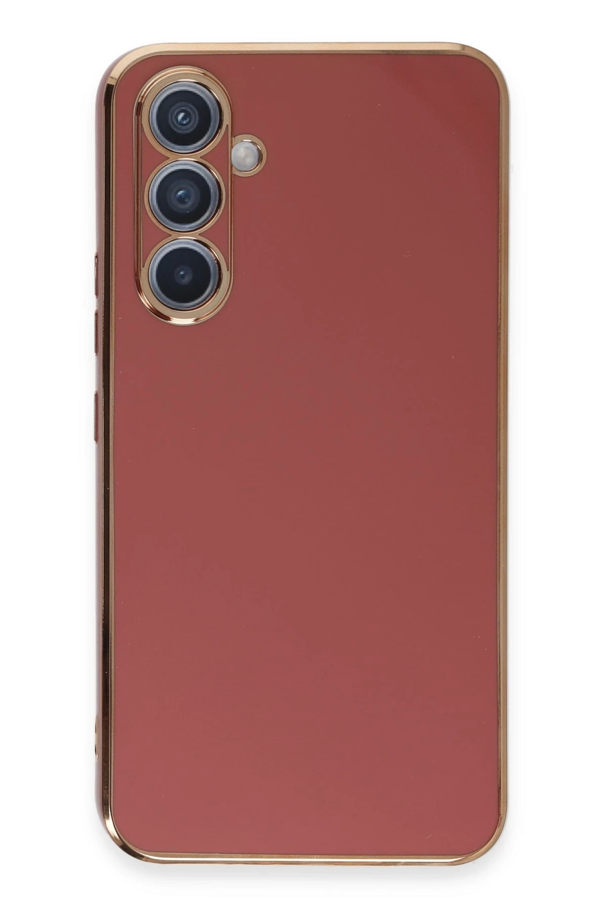 Newface Samsung Galaxy A54 5G Kılıf Volet Silikon - Kırmızı