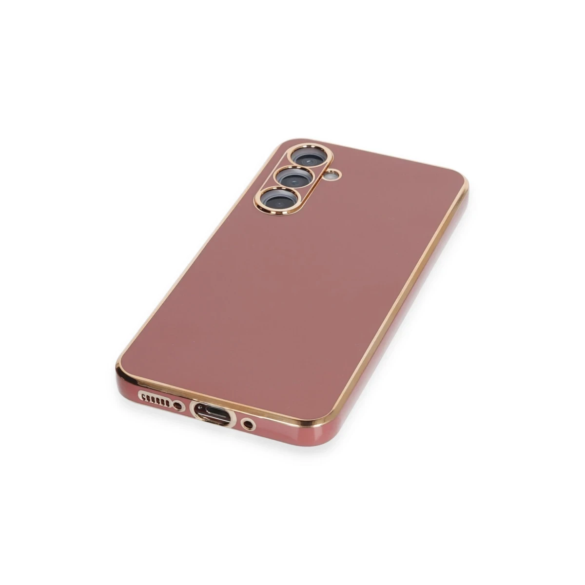Newface Samsung Galaxy A54 5G Kılıf Volet Silikon - Kırmızı