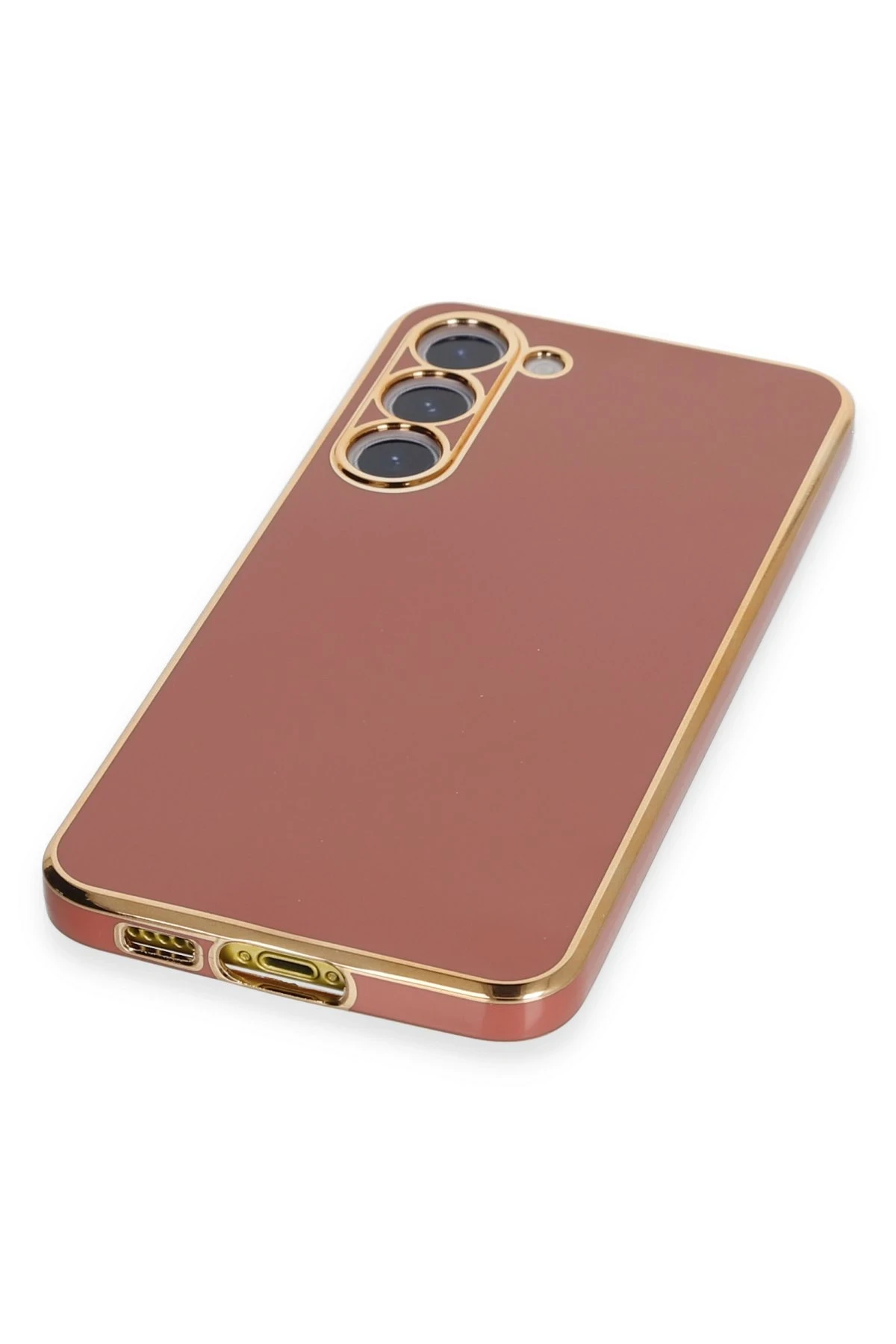 Newface Samsung Galaxy S23 Kılıf Volet Silikon - Kırmızı