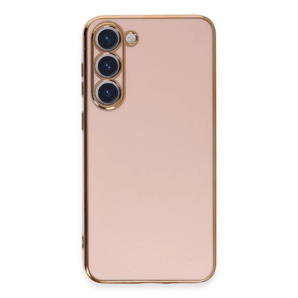 Newface Samsung Galaxy S23 Kılıf Volet Silikon - Pembe