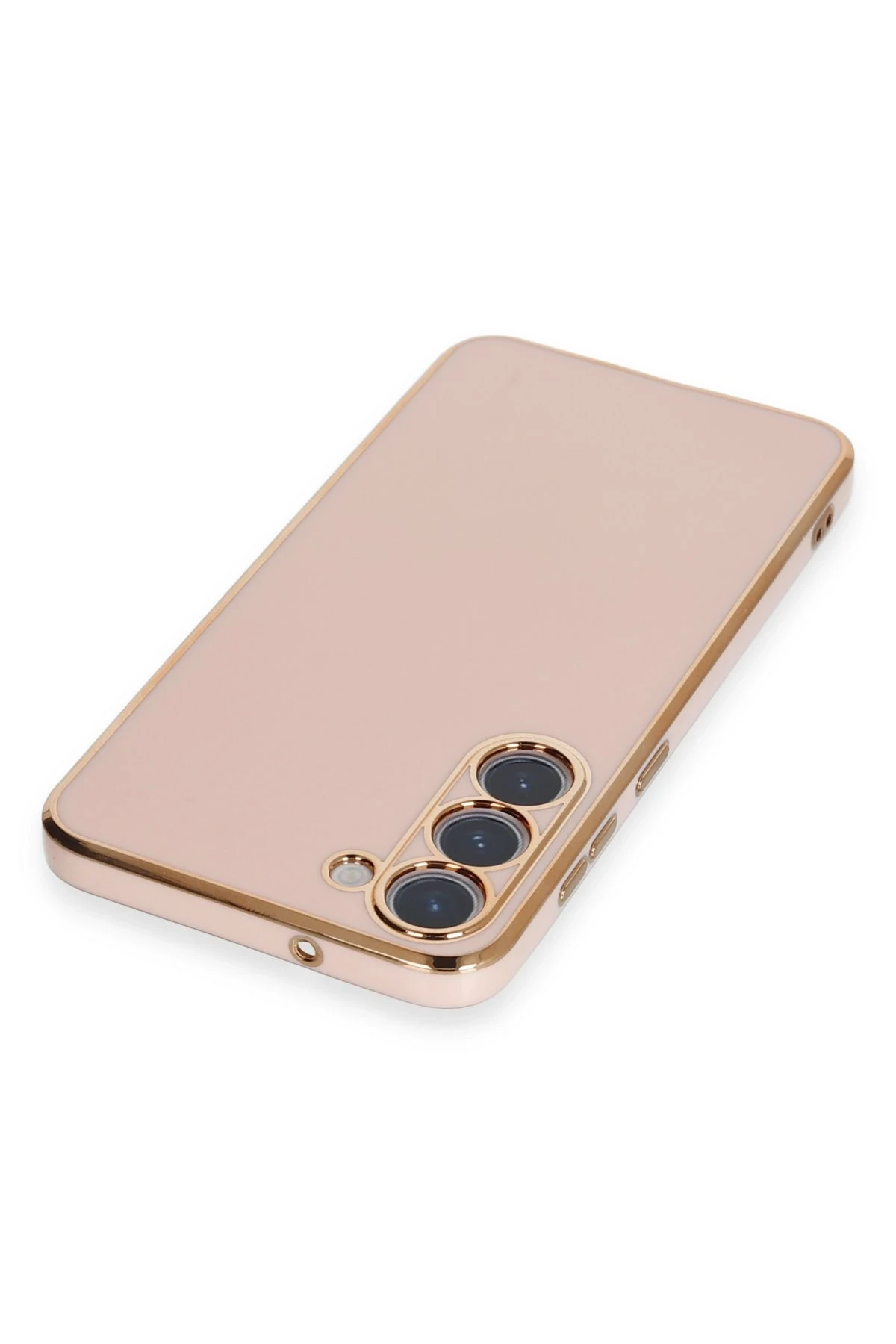 Newface Samsung Galaxy S23 Kılıf Volet Silikon - Pembe