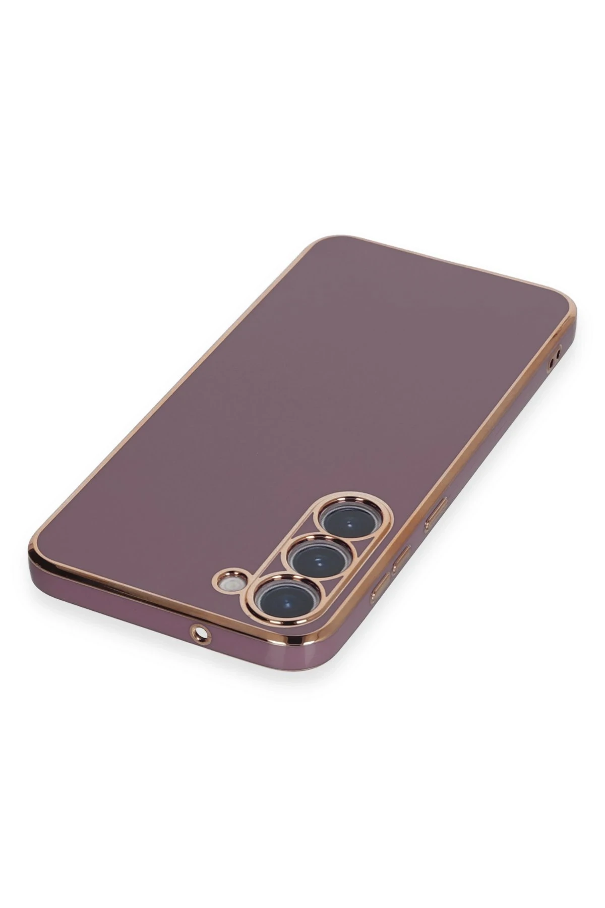 Newface Samsung Galaxy S23 Kılıf Volet Silikon - Mor