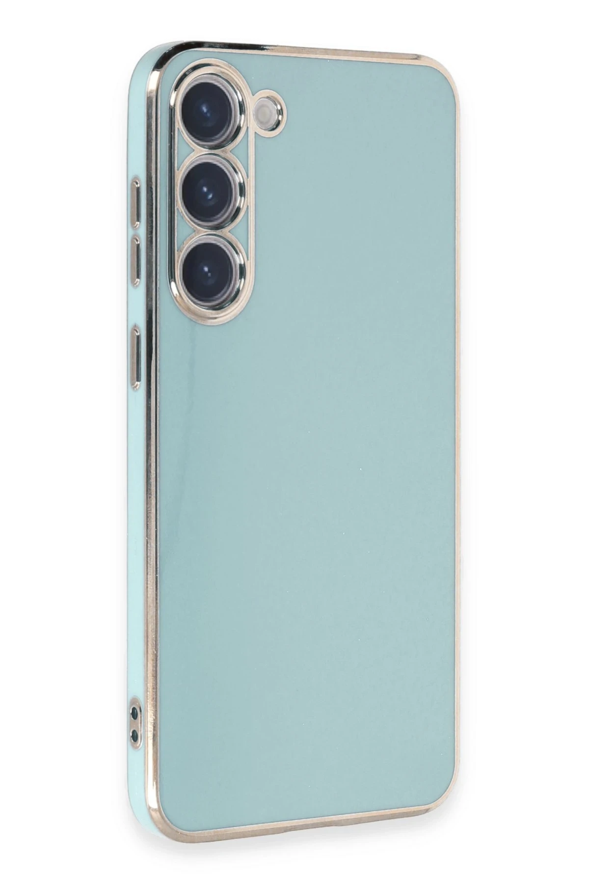 Newface Samsung Galaxy S23 Kılıf Volet Silikon - Açık Yeşil