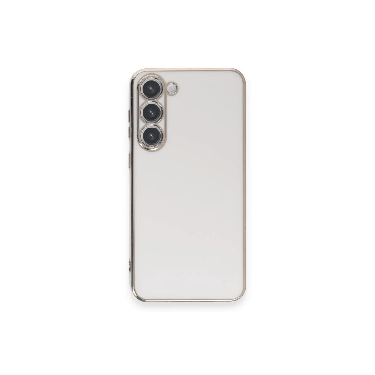 Newface Samsung Galaxy S23 Plus Kılıf Volet Silikon - Beyaz