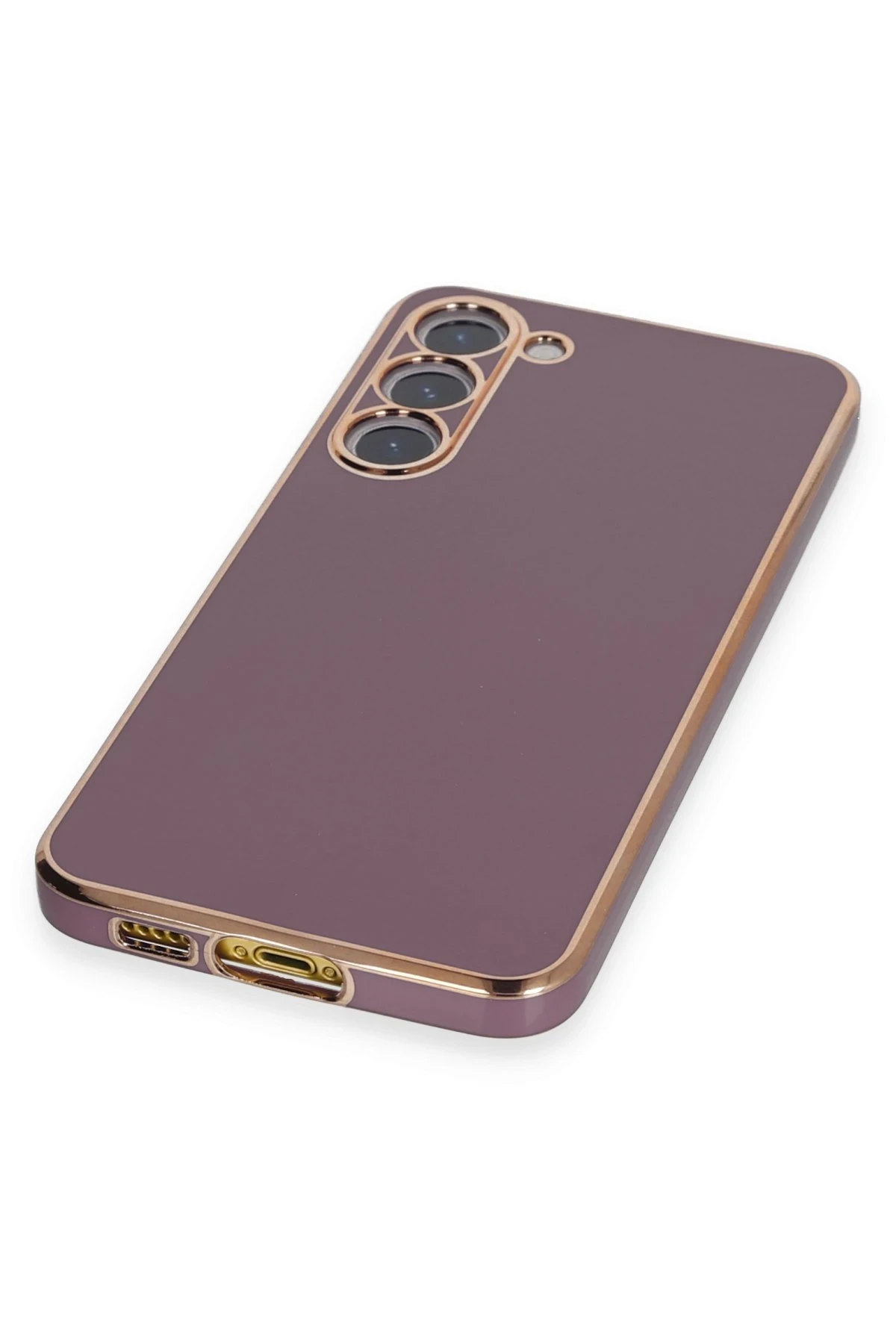 Newface Samsung Galaxy S23 Plus Kılıf Volet Silikon - Mor