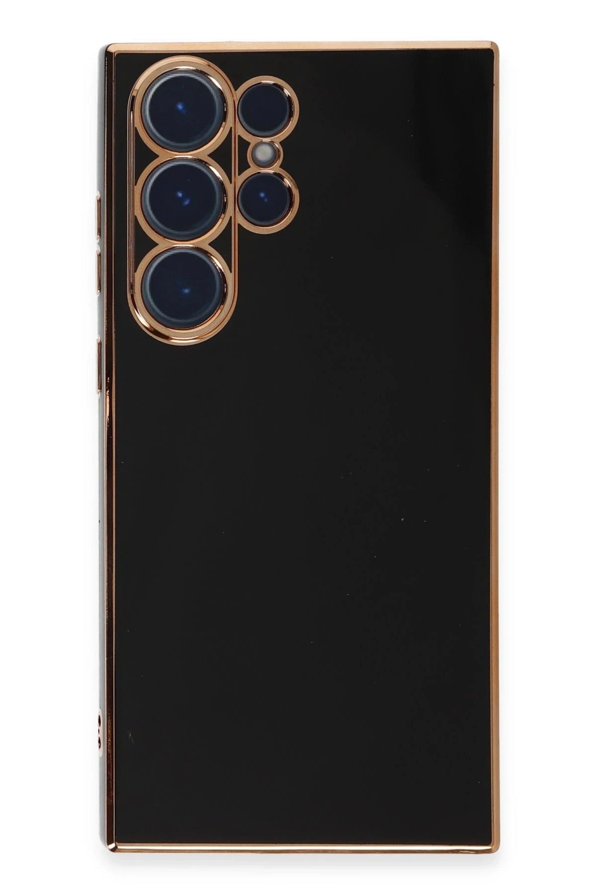 Newface Samsung Galaxy S23 Ultra Kılıf Volet Silikon - Siyah