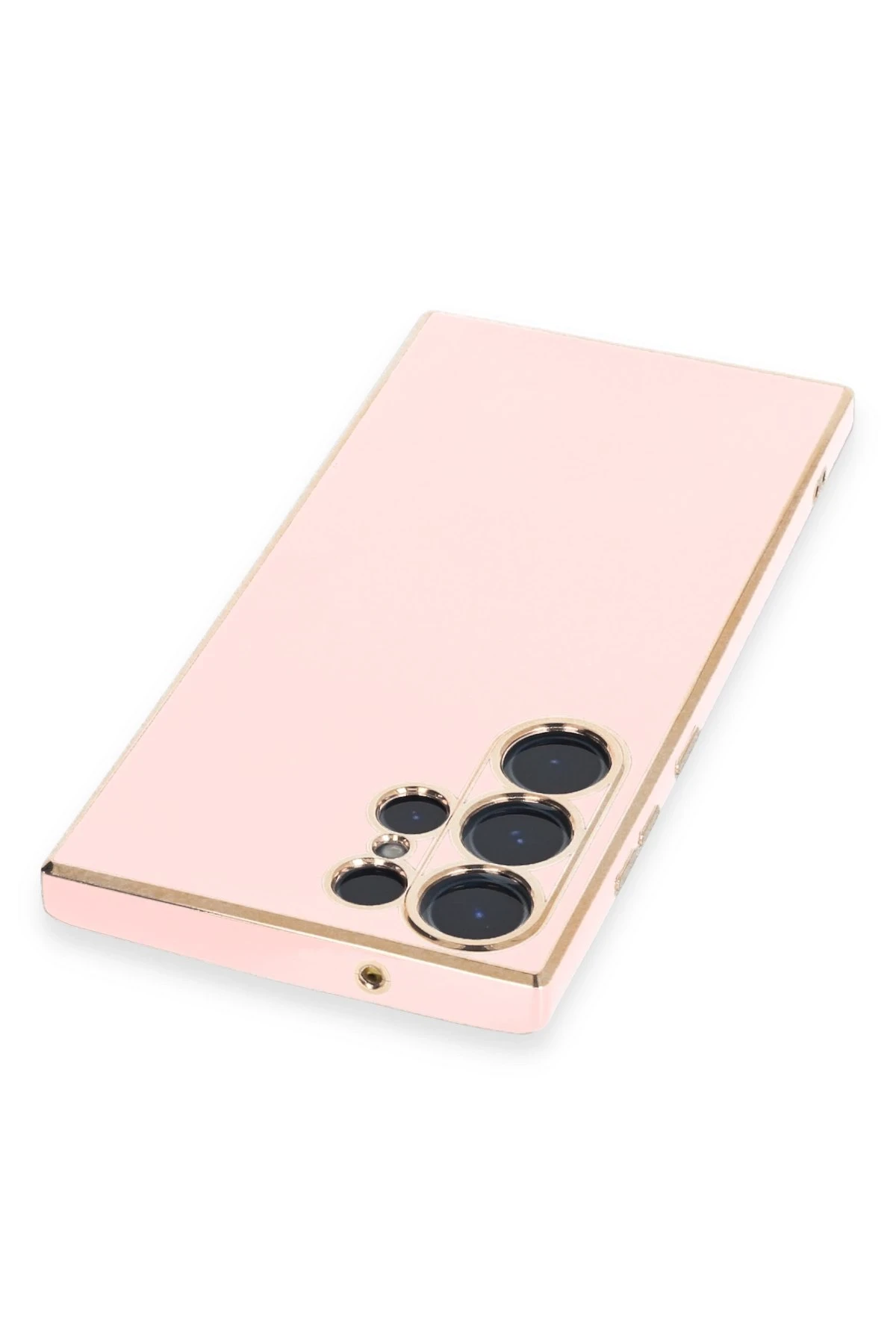 Newface Samsung Galaxy S23 Ultra Kılıf Volet Silikon - Pembe