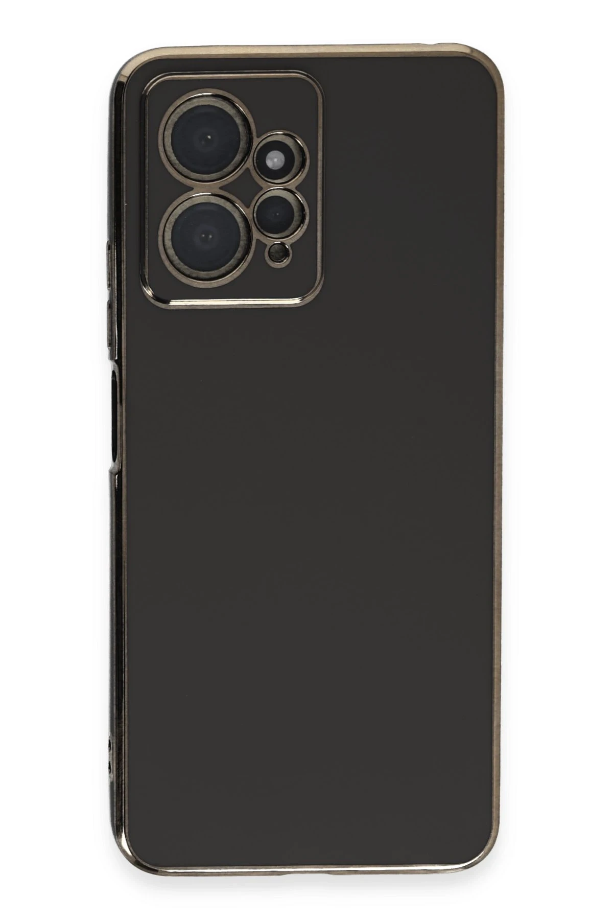 Newface Xiaomi Redmi Note 12 4G Kılıf Volet Silikon - Siyah