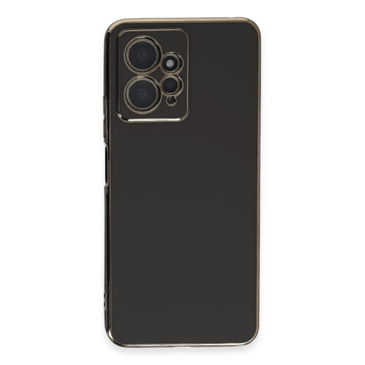 Newface Xiaomi Redmi Note 12 4G Kılıf Volet Silikon - Siyah