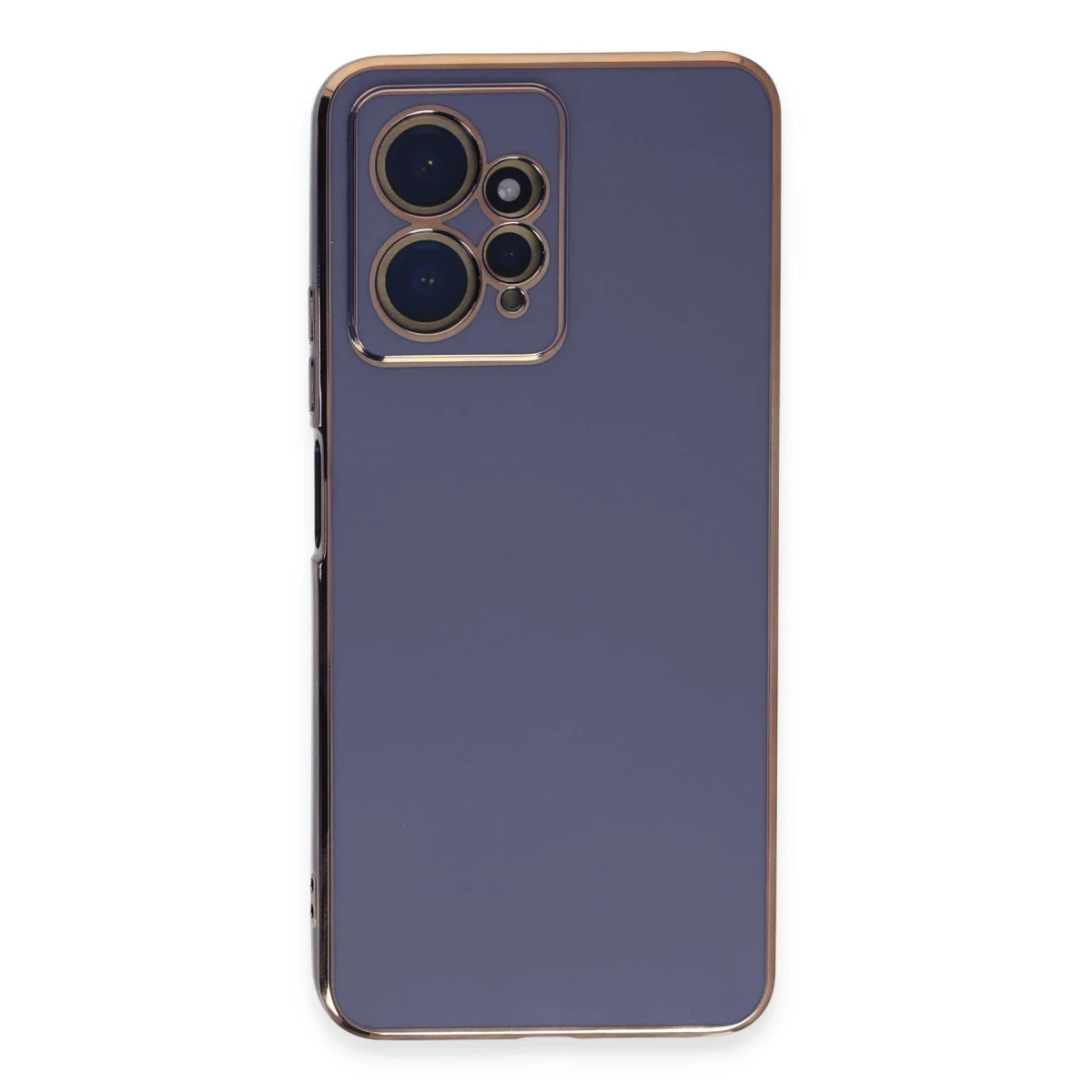 Newface Xiaomi Redmi Note 12 4G Kılıf Volet Silikon - Mavi