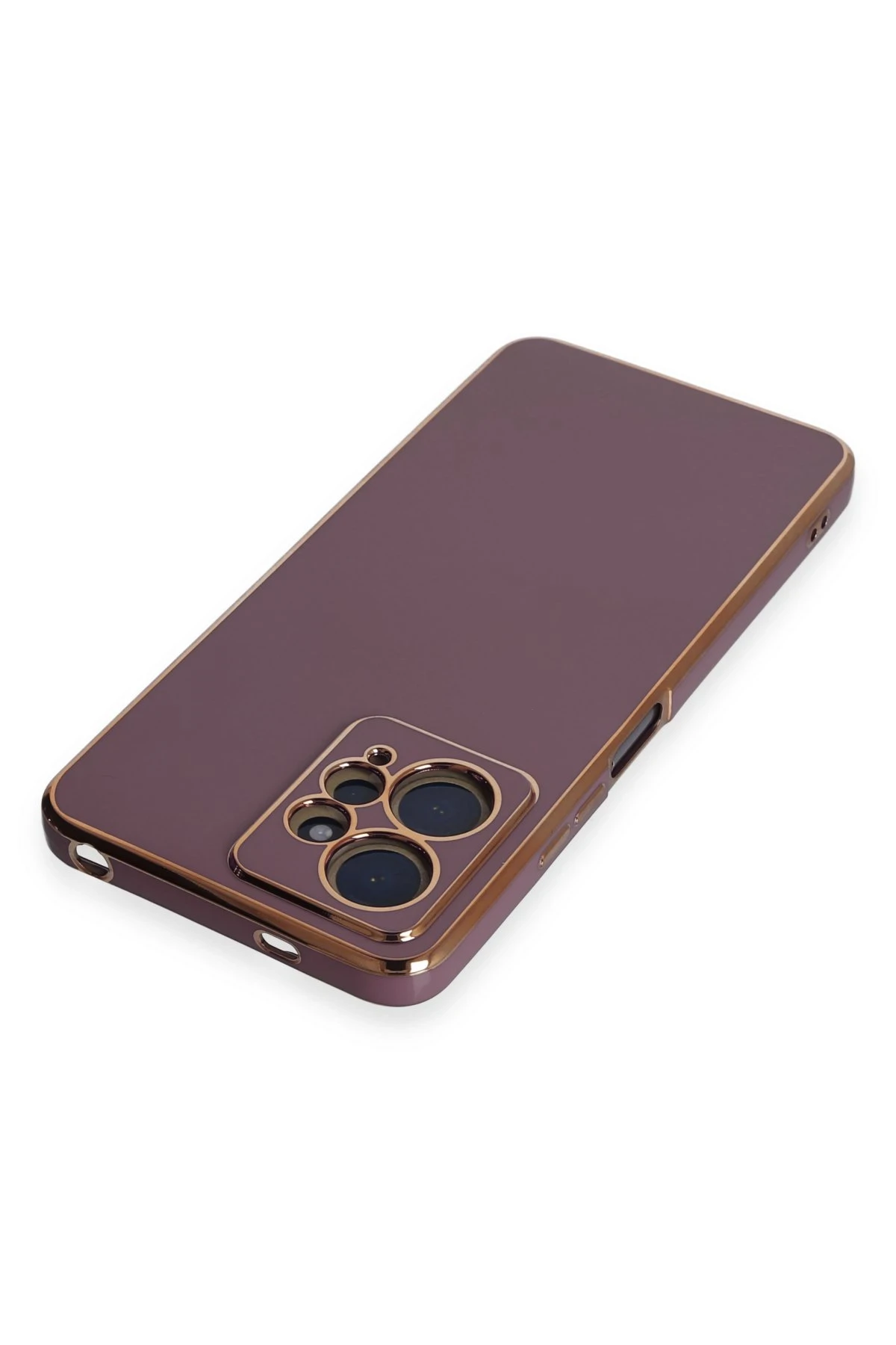 Newface Xiaomi Redmi Note 12 4G Kılıf Volet Silikon - Mor