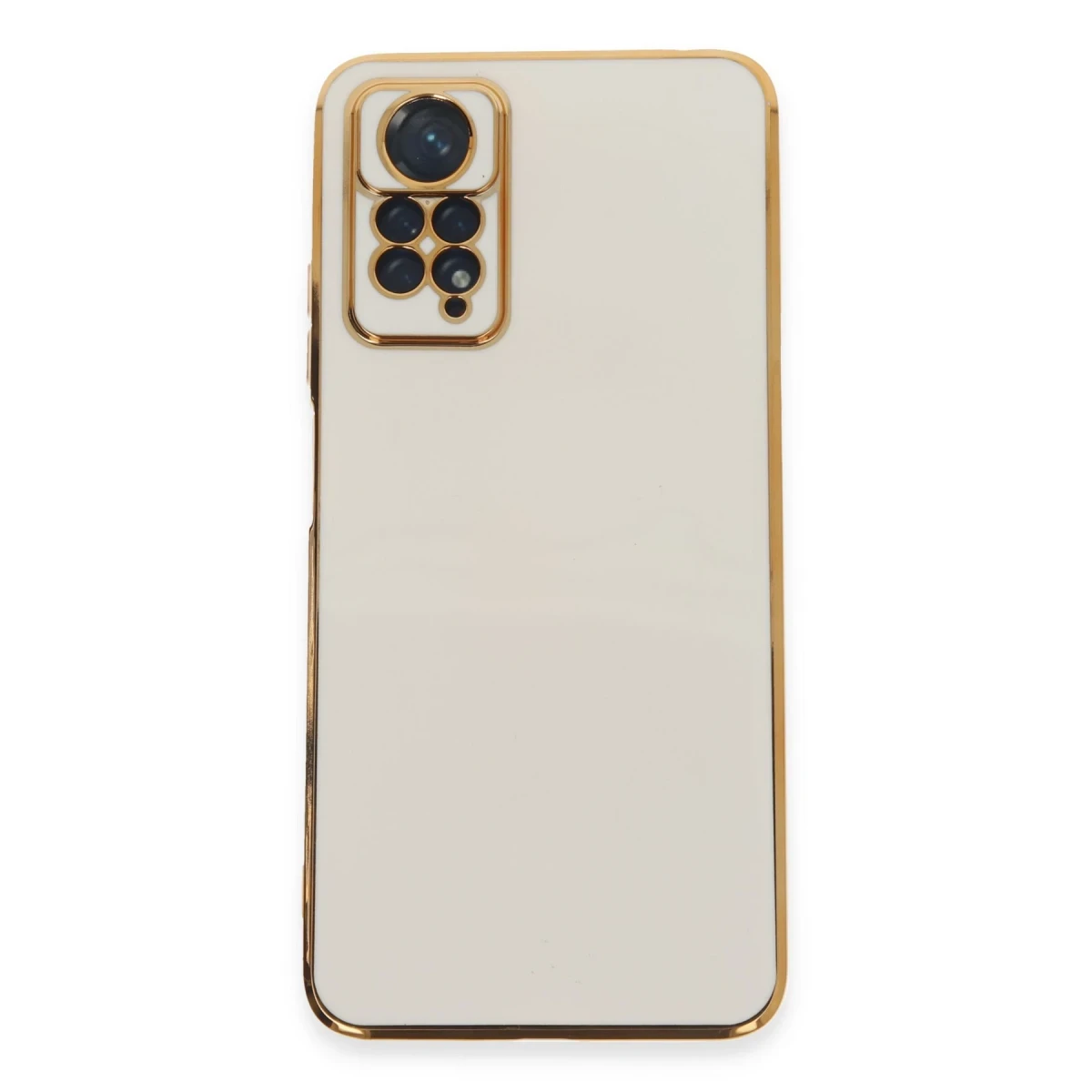 Newface Xiaomi Redmi Note 12 Pro 4G Kılıf Volet Silikon - Beyaz