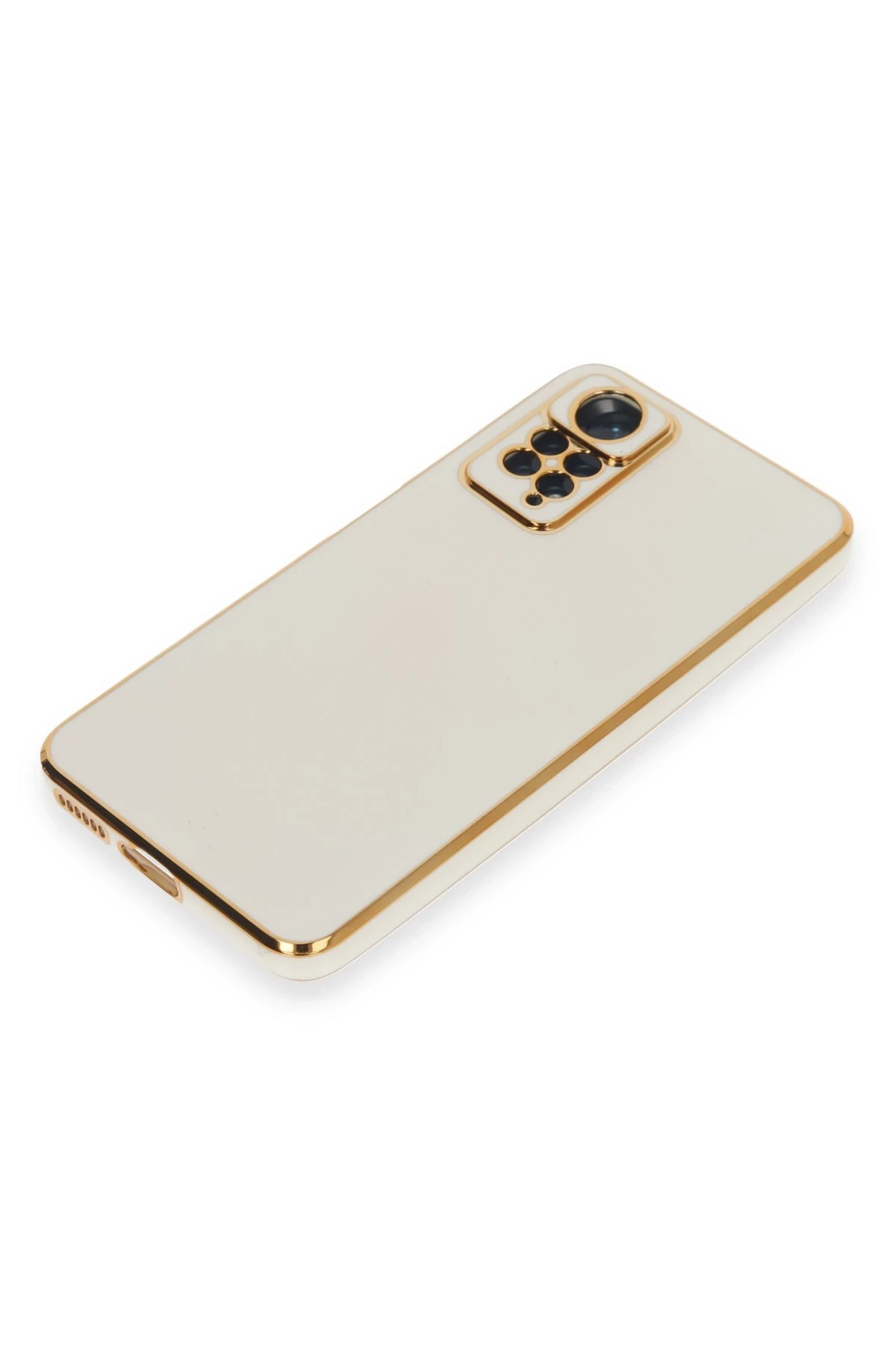 Newface Xiaomi Redmi Note 12 Pro 4G Kılıf Volet Silikon - Beyaz