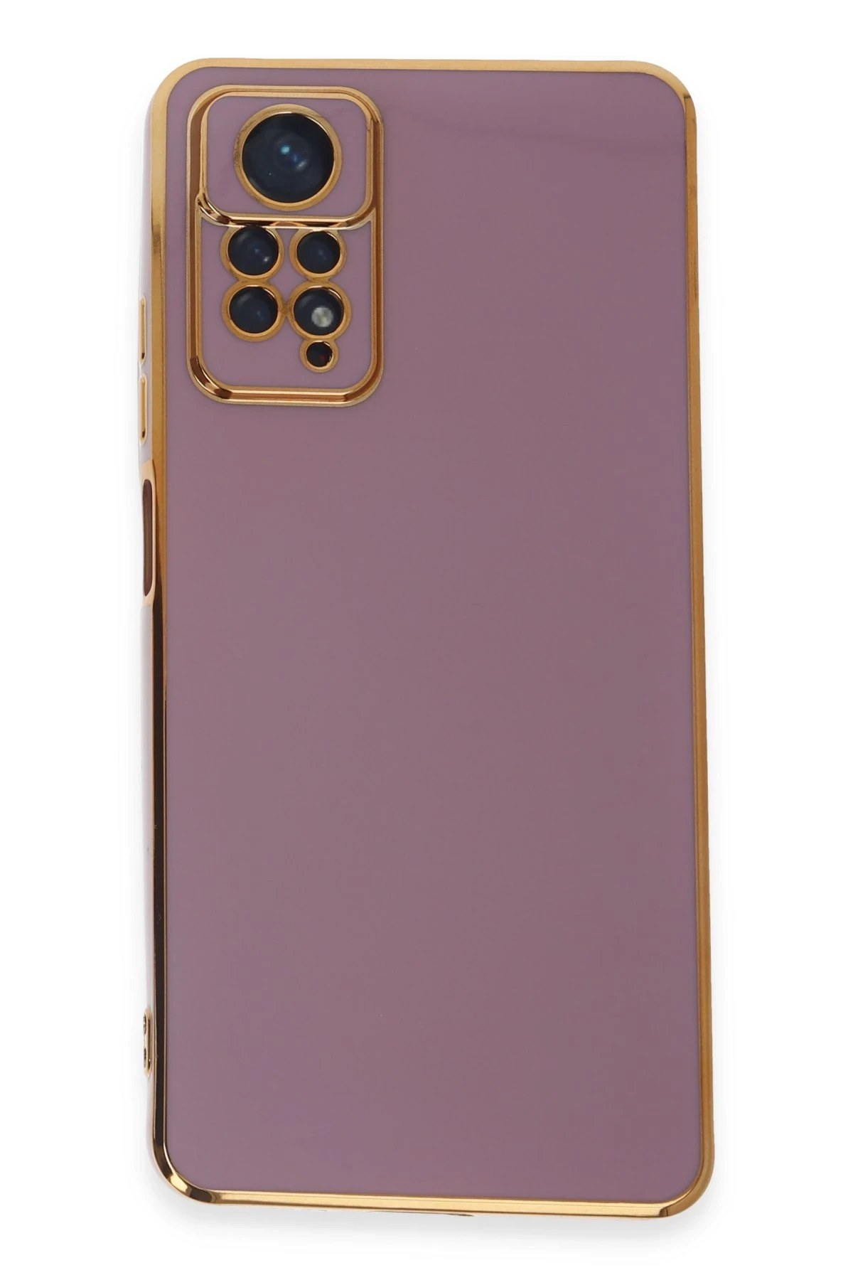 Newface Xiaomi Redmi Note 12 Pro 4G Kılıf Volet Silikon - Mor