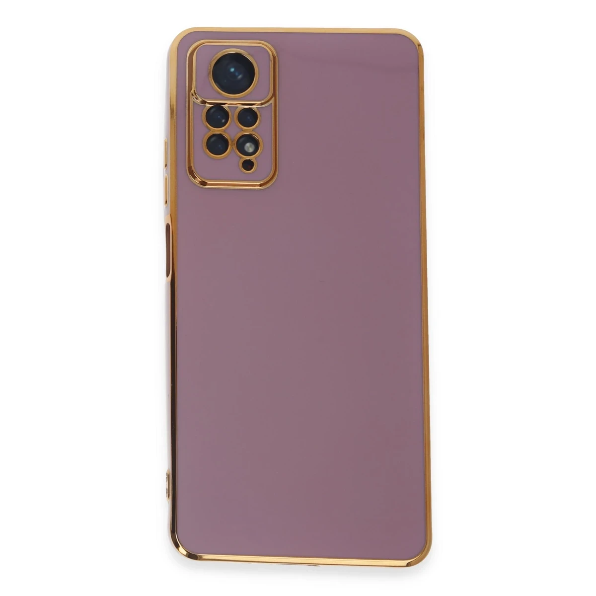 Newface Xiaomi Redmi Note 12 Pro 4G Kılıf Volet Silikon - Mor