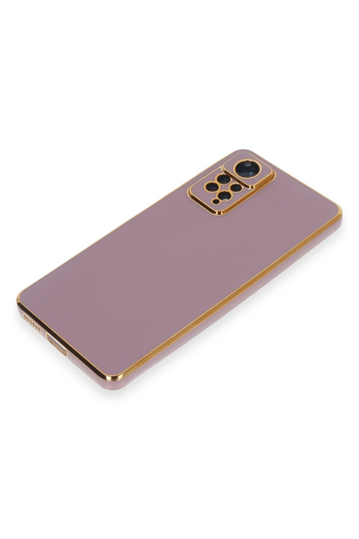 Newface Xiaomi Redmi Note 12 Pro 4G Kılıf Volet Silikon - Mor