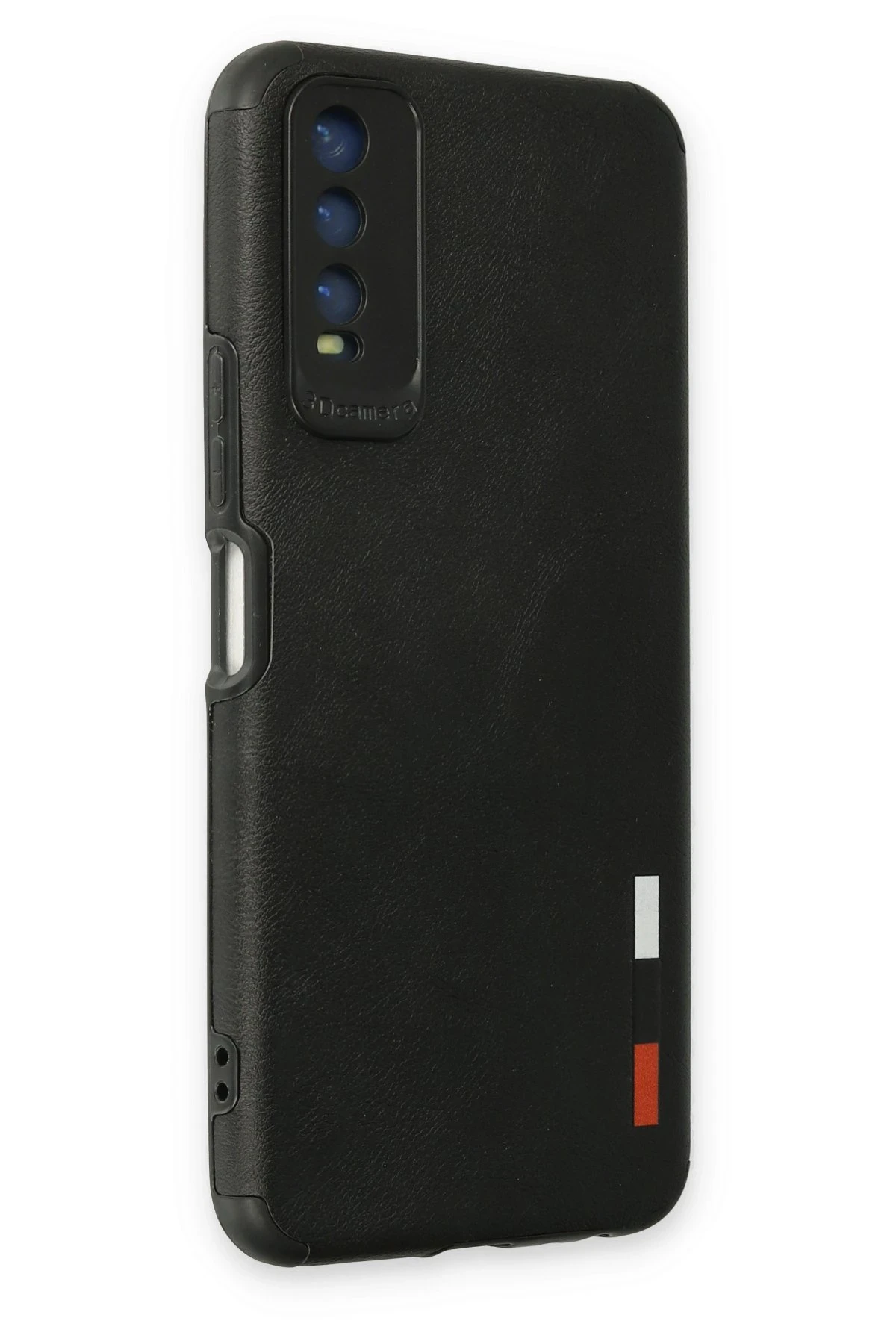 Newface Vivo Y11S Kılıf Loop Deri Silikon - Siyah