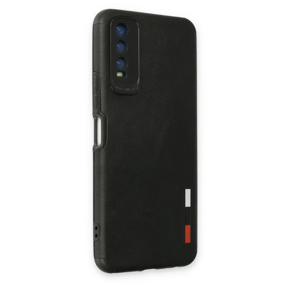 Newface Vivo Y11S Kılıf Loop Deri Silikon - Siyah
