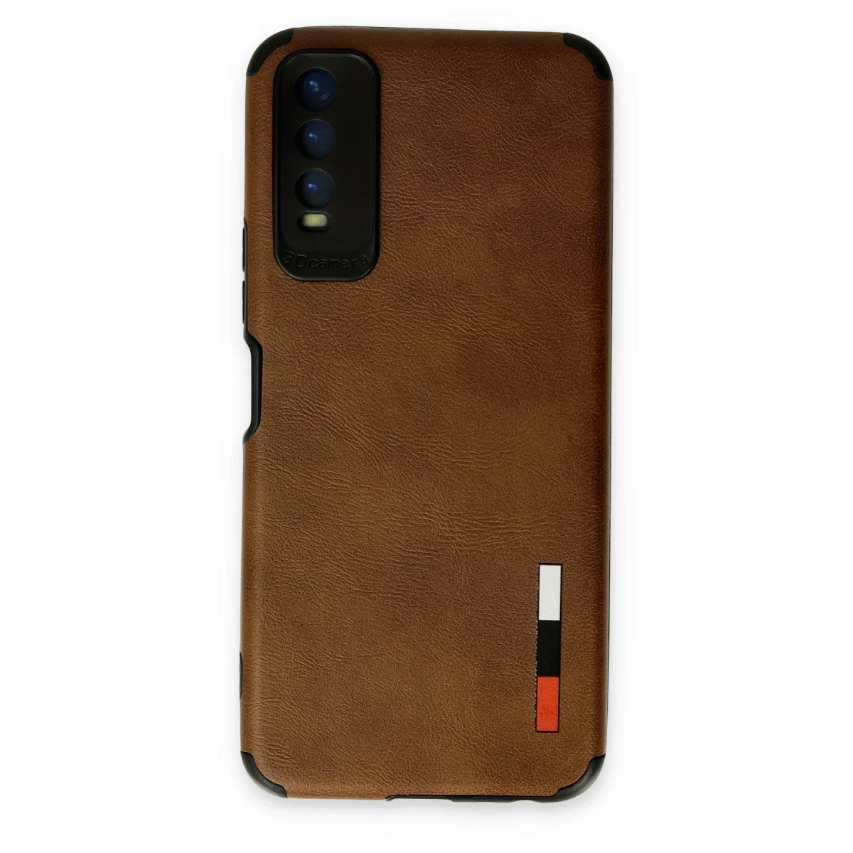 Newface Vivo Y11S Kılıf Loop Deri Silikon - Kahverengi