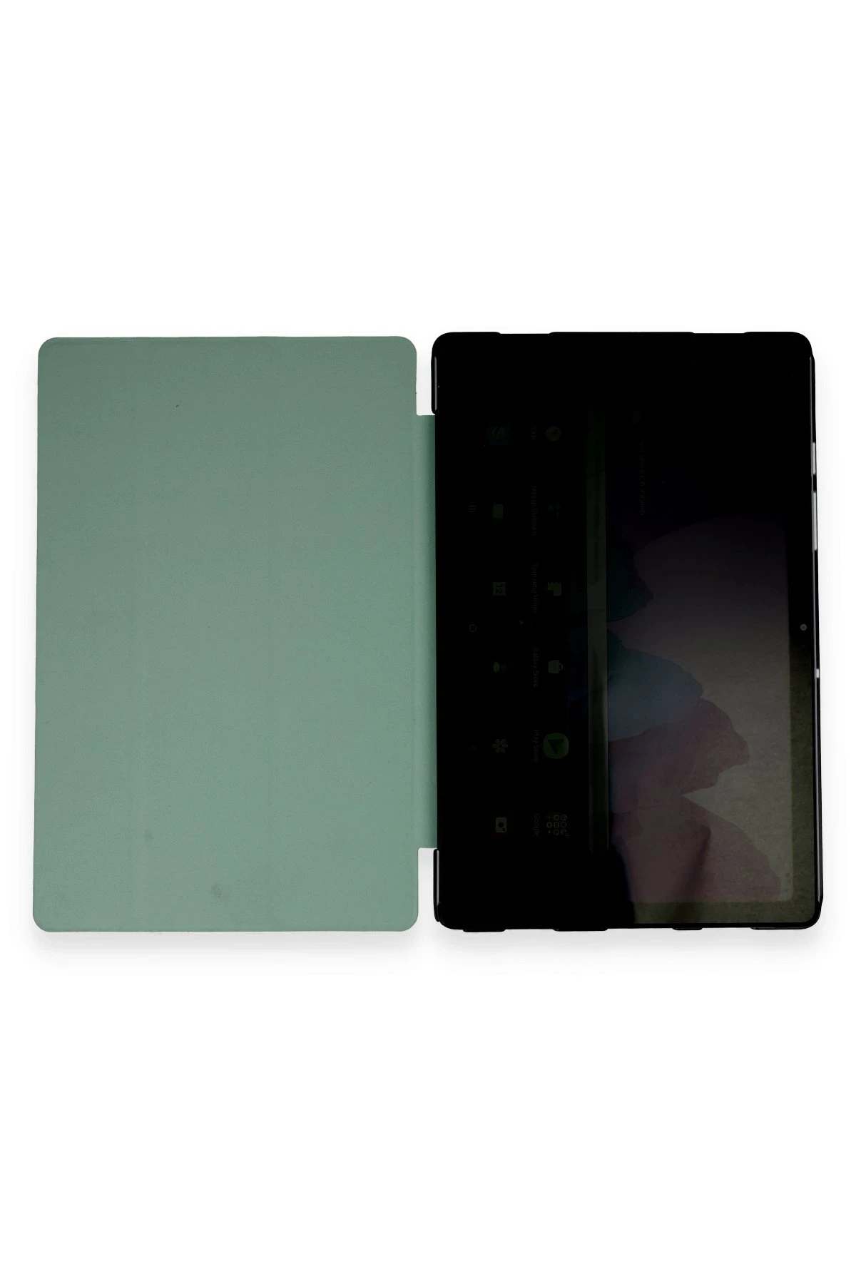 Newface Samsung Galaxy X200 Tab A8 10.5 Kılıf Tablet Smart Kılıf - Koyu Yeşil