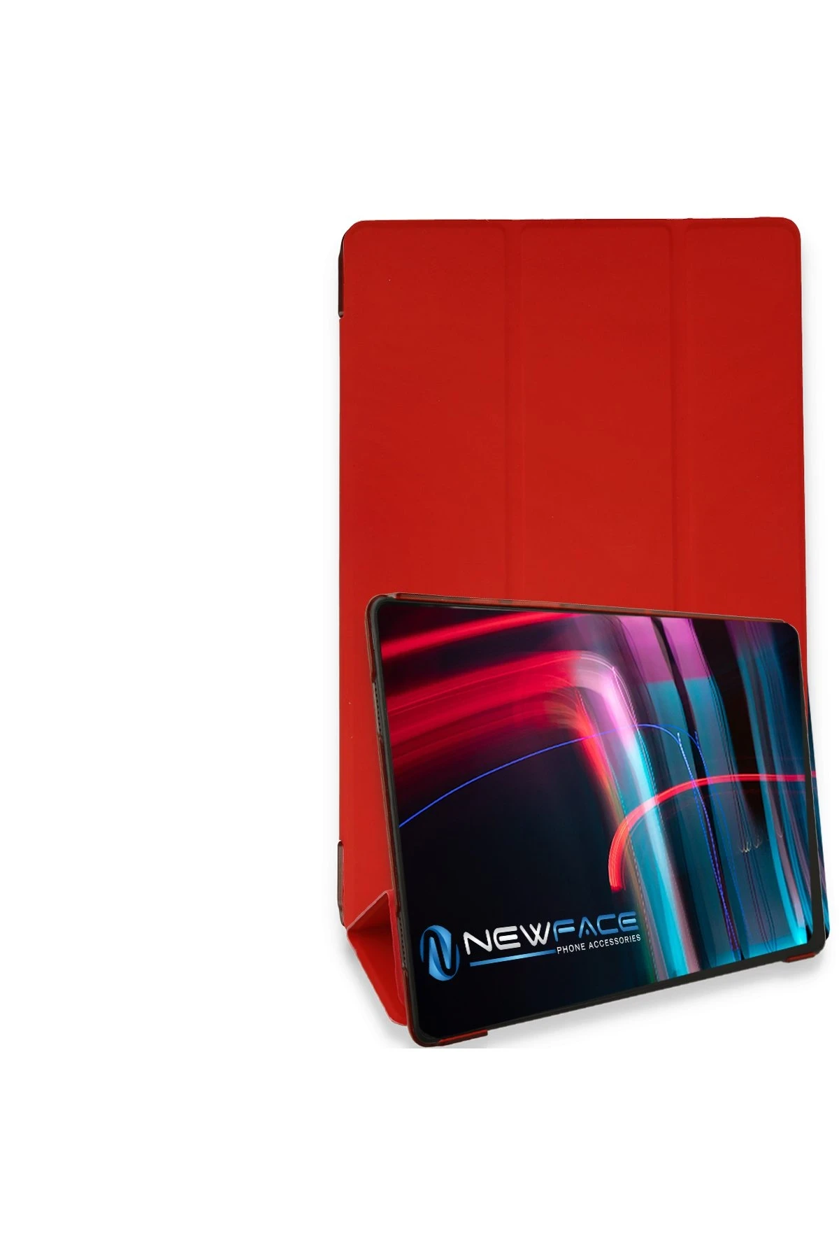 Newface iPad Pro 11 (2021) Kılıf Tablet Smart Kılıf - Kırmızı